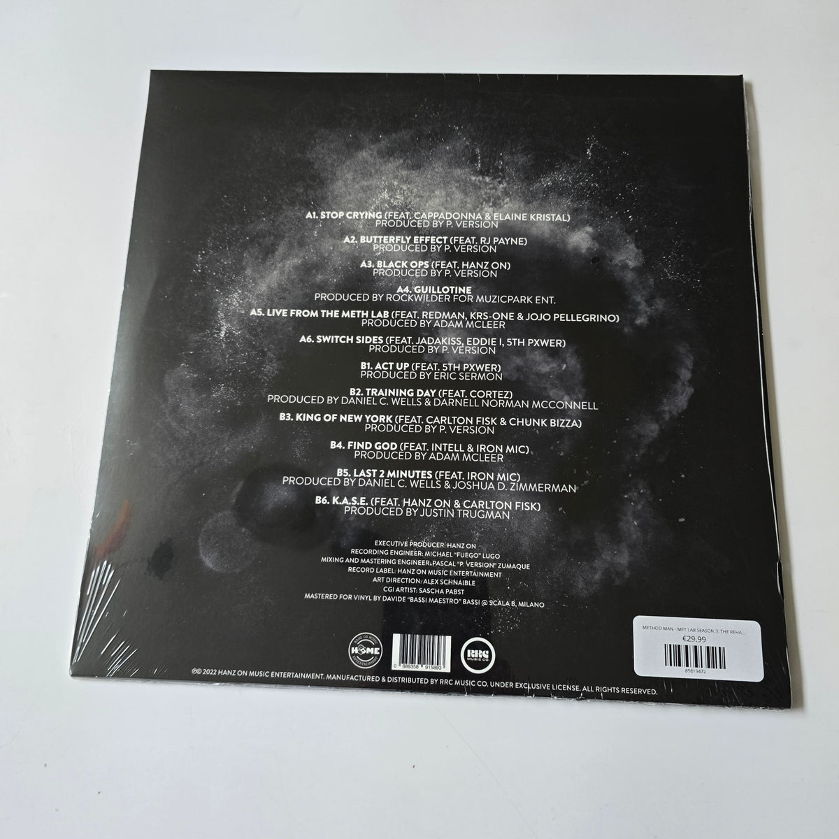 METHOD MAN - MET LAB SEASON 3: THE REHAB (SEALED) VINYL -NEW!-
