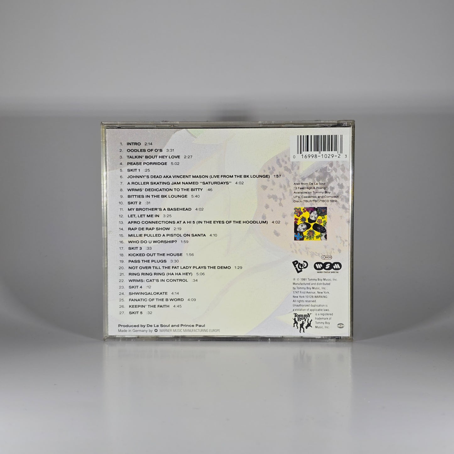 DE LA SOUL - DE LA SOUL IS DEAD CD