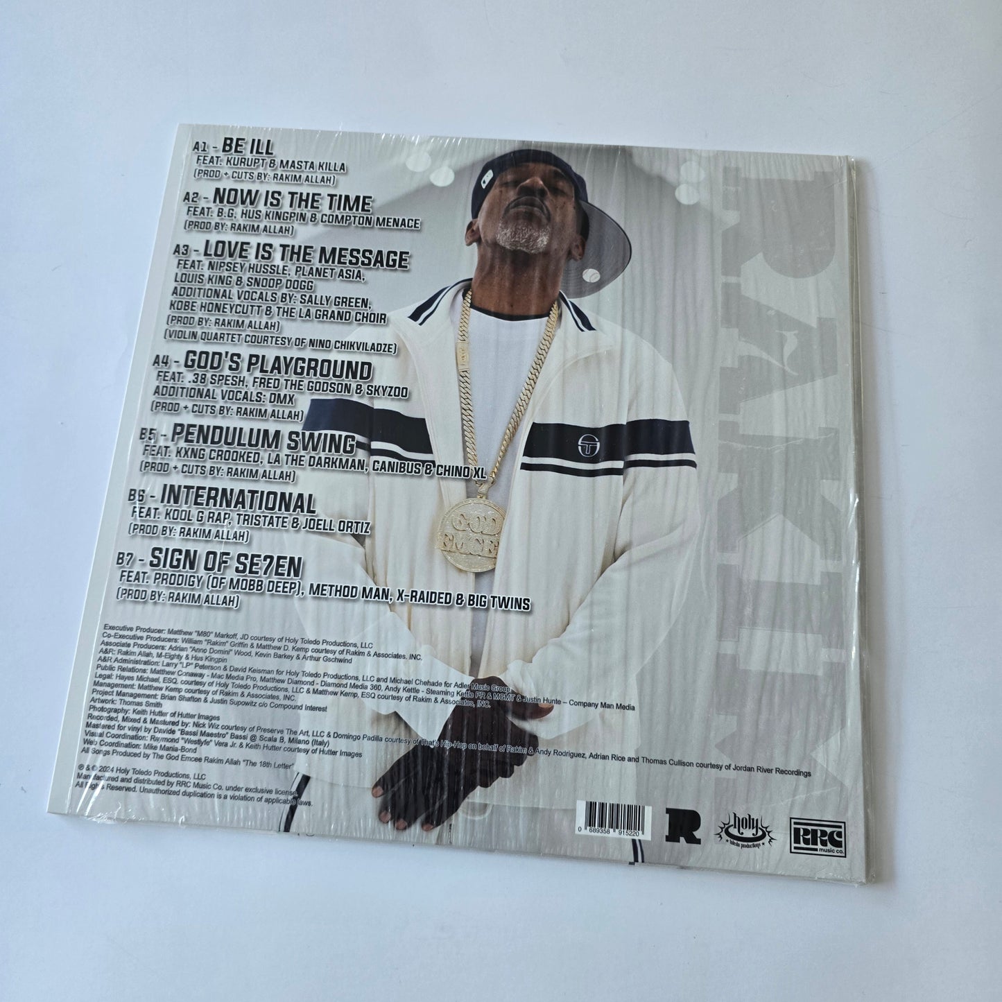 RAKIM - G.O.D.S NETWORK - REB7RTH VINYL -LIKE NEW!-