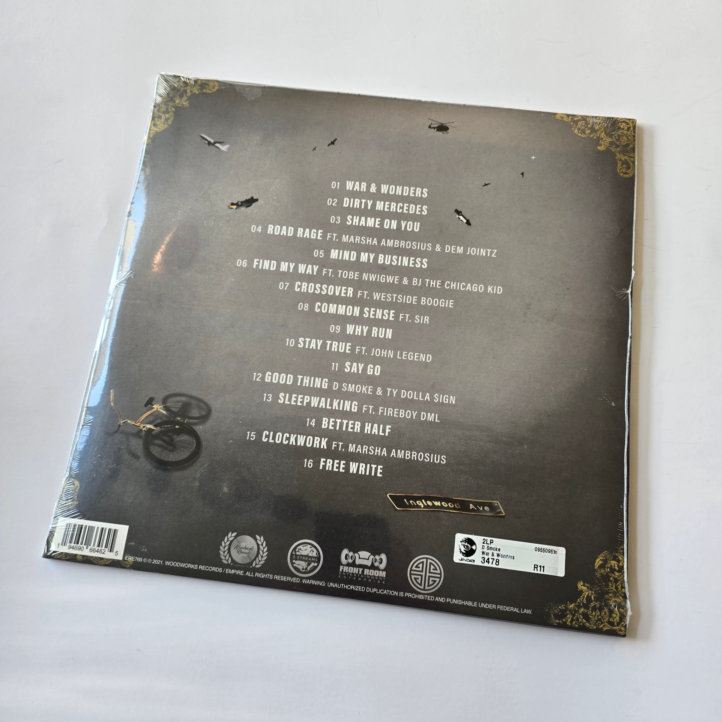 D SMOKE - WAR & WONDERS (SEALED) LIMITED EDITION VINYL -NEW!-