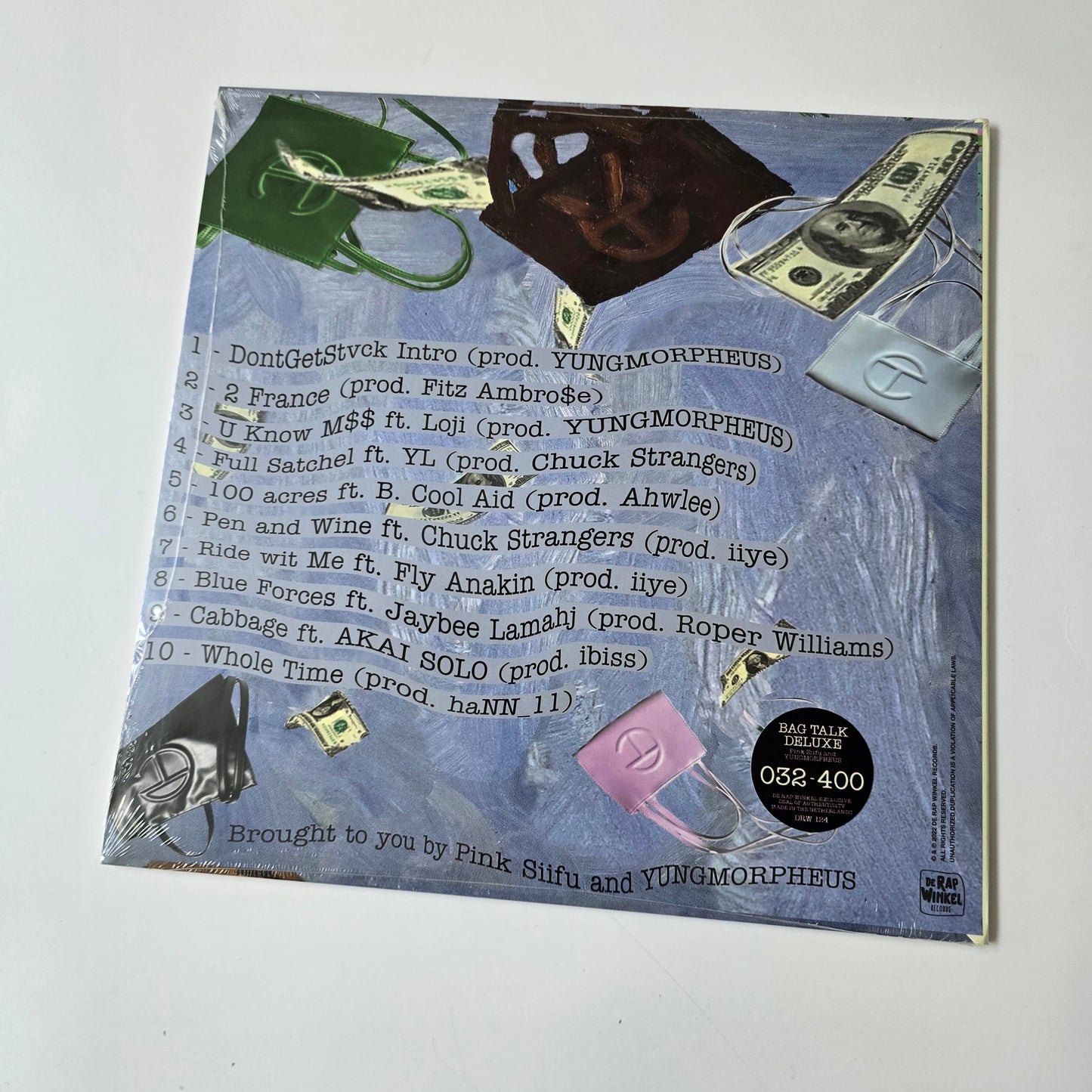 PINK SIIFU & YUNGMORPHEUS - BAG TALK DELUXE (SEALED) LIMITED EDITION VINYL -NEW!-