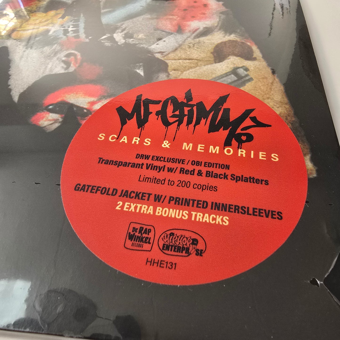 MF GRIMM - SCARS & MEMORIES (SEALED) LIMITED EDITION SPLATTERED VINYL 2XLP -NEW!-