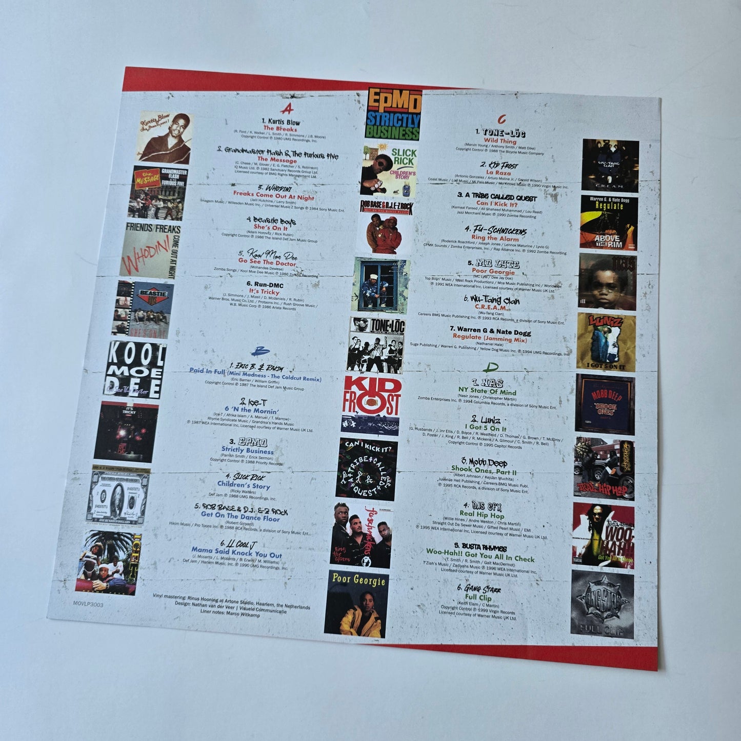 VARIOUS - HIP HOP COLLECTED, LIMITED EDITION COLORED VINYL 2XLP -LIKE NEW!-