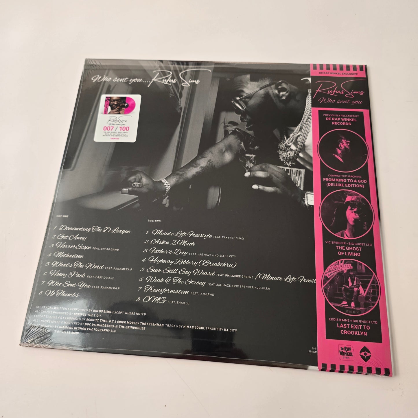 RUFUS SIMS - WHO SENT YOU... (SEALED) LIMITED EDITION WHITE COLORED VINYL -NEW!-