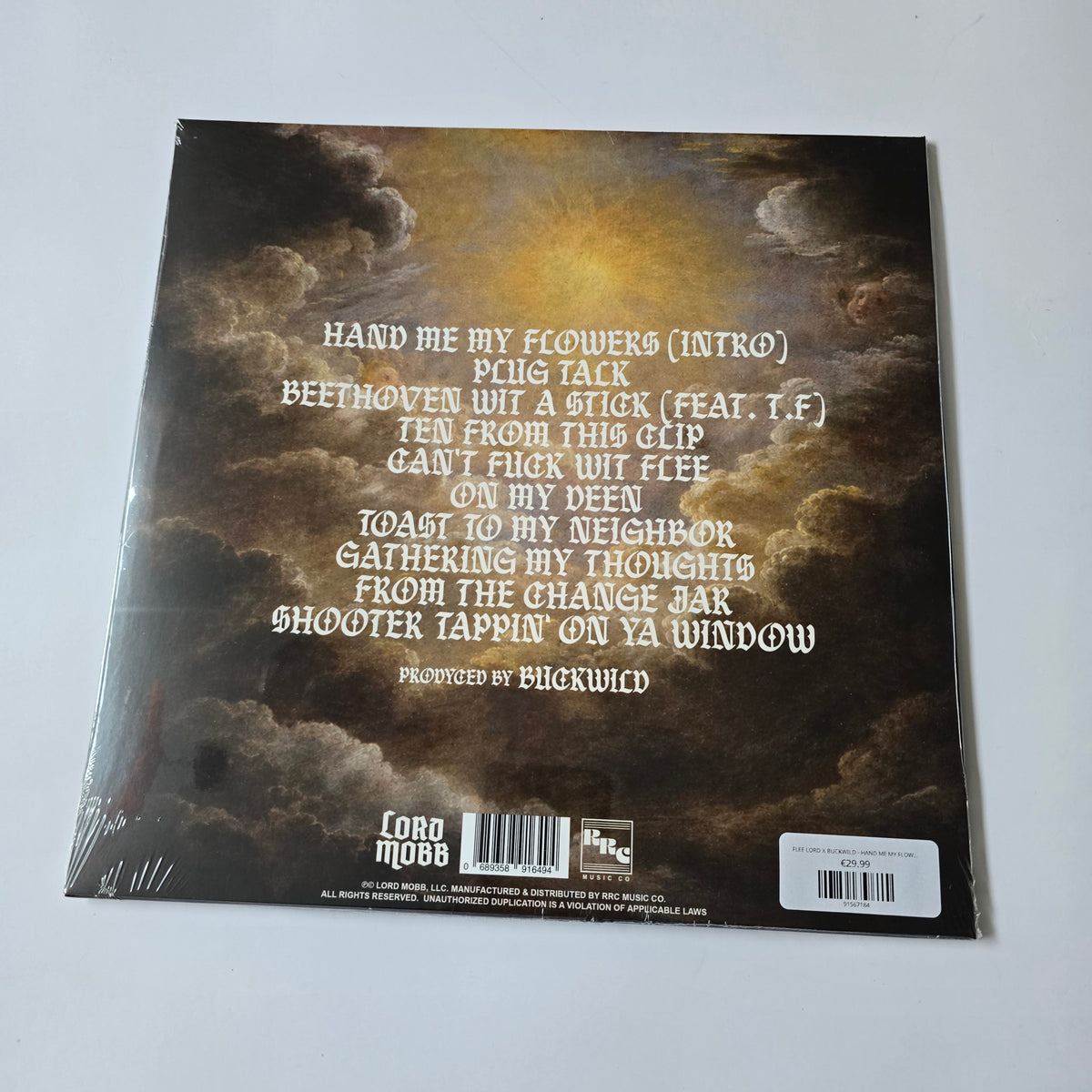 FLEE  LORD X BUCKWILD - HAND ME MY FLOWERS (SEALED) LIMITED EDITION VINYL -NEW!-
