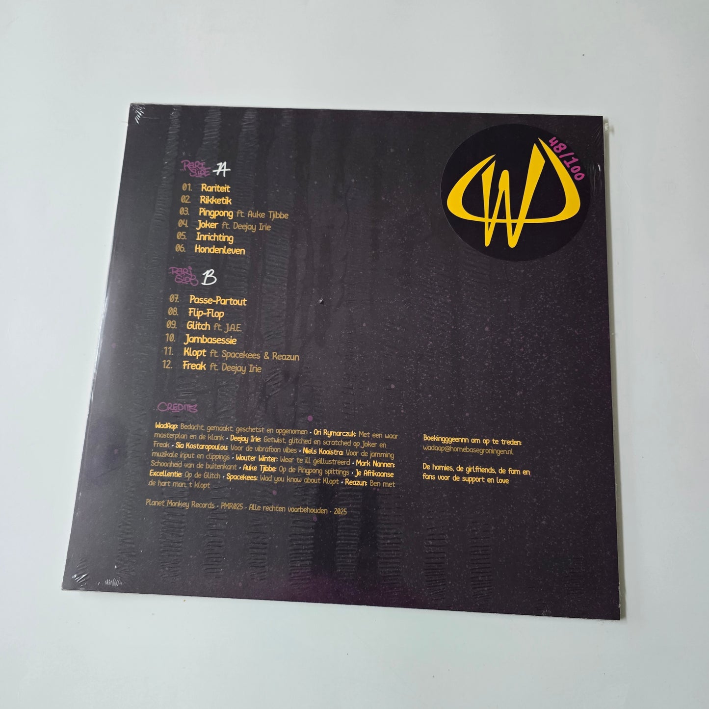 WADAAP - RARITEIT (SEALED) LIMITED EDITION VINYL -NEW!-