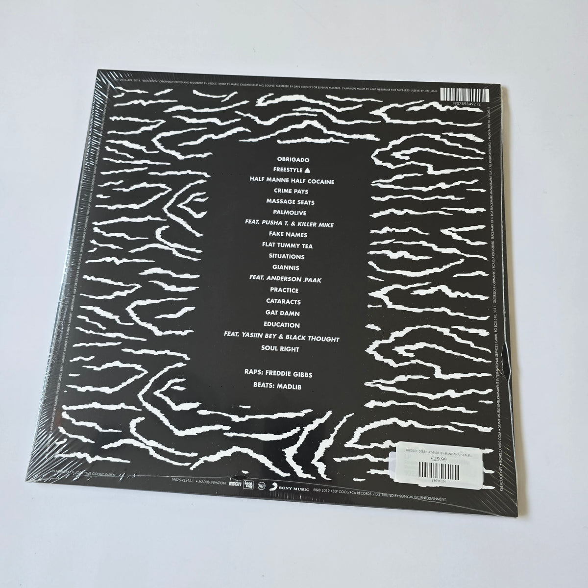 FREDDIE GIBBS & MADLIB - BANDANA (SEALED) VINYL -NEW!-