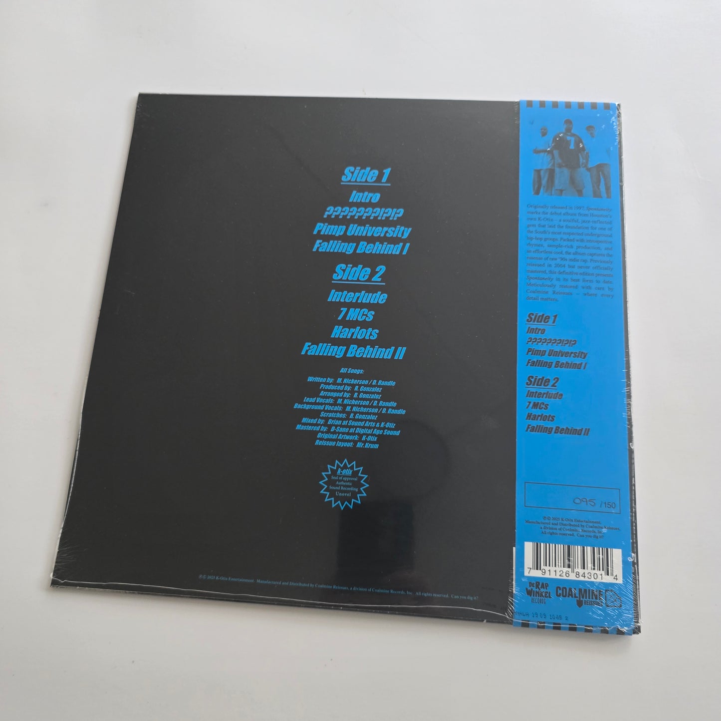 K-OTIX - SPONTANEITY (SEALED) LIMITED EDITION VINYL WITH OBI -NEW!-