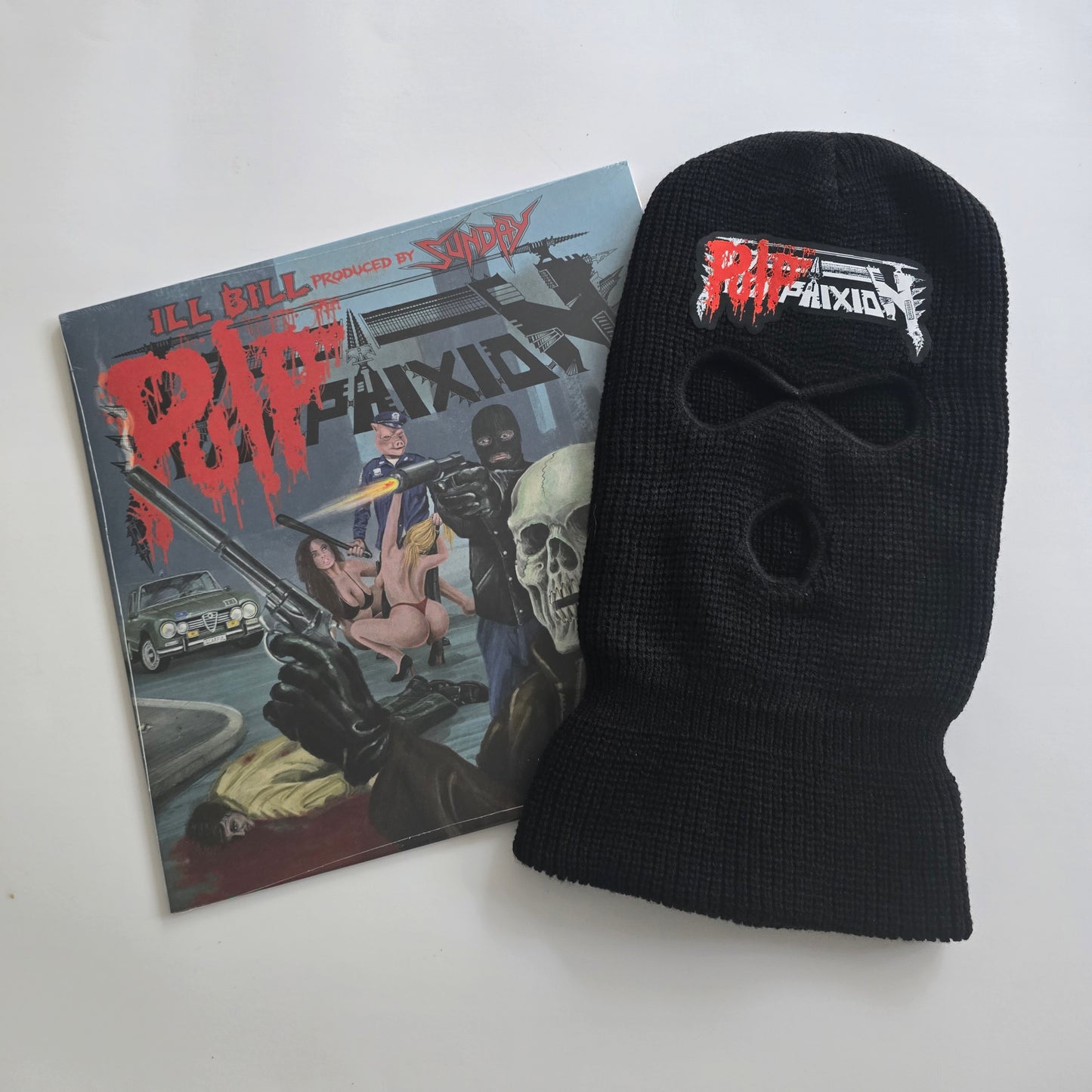ILL BILL X SUNDAY - PULP PHIXION (SEALED) LIMITED EDITION VINYL + SKI MASK -NEW!-
