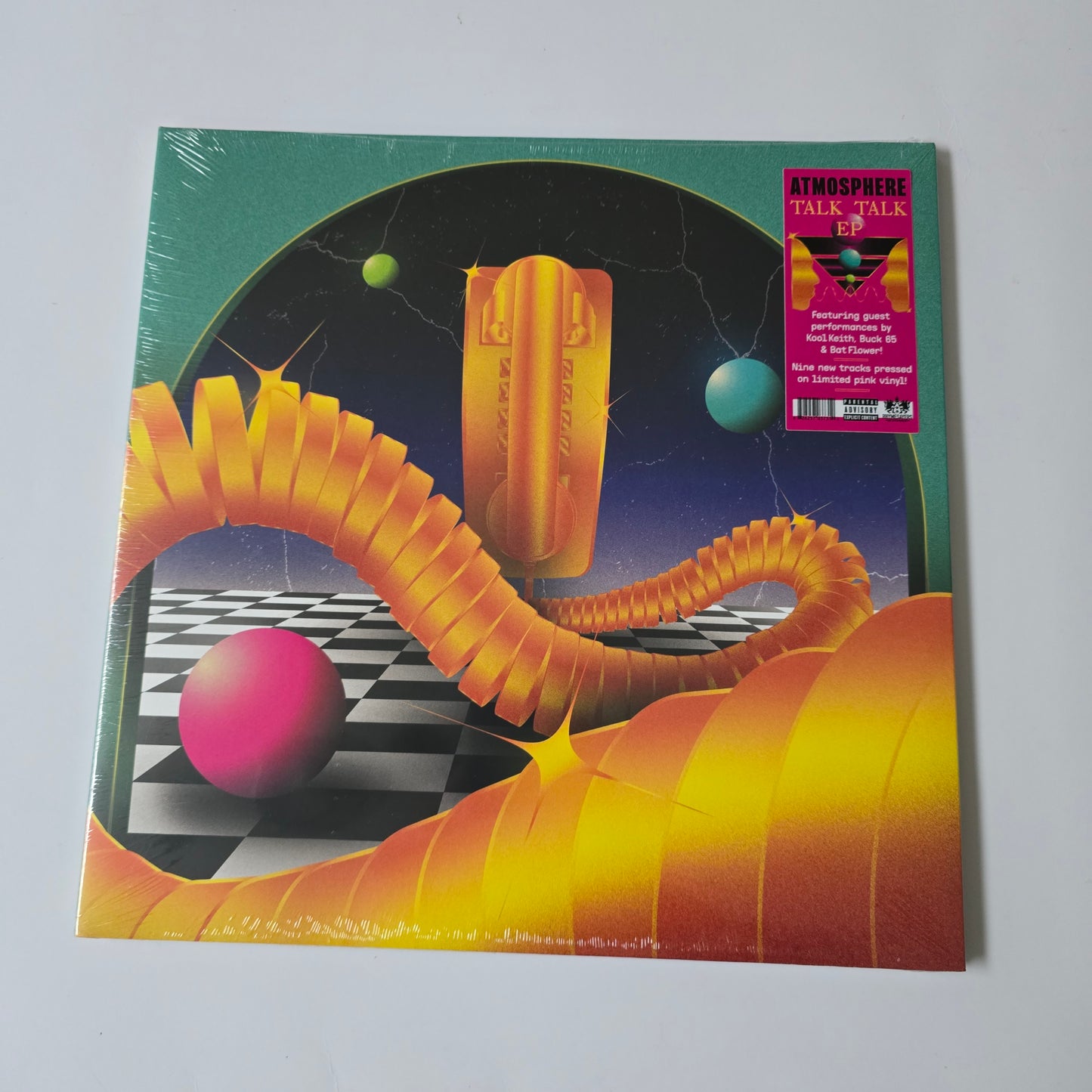 ATMOSPHERE - TALK TALK EP (SEALED) PINK COLORED VINYL -NEW!-