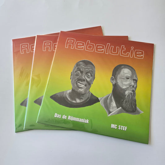 MC STEF & DAS DE RIJMMANIAK - REBELUTIE VINYL -NEW!-