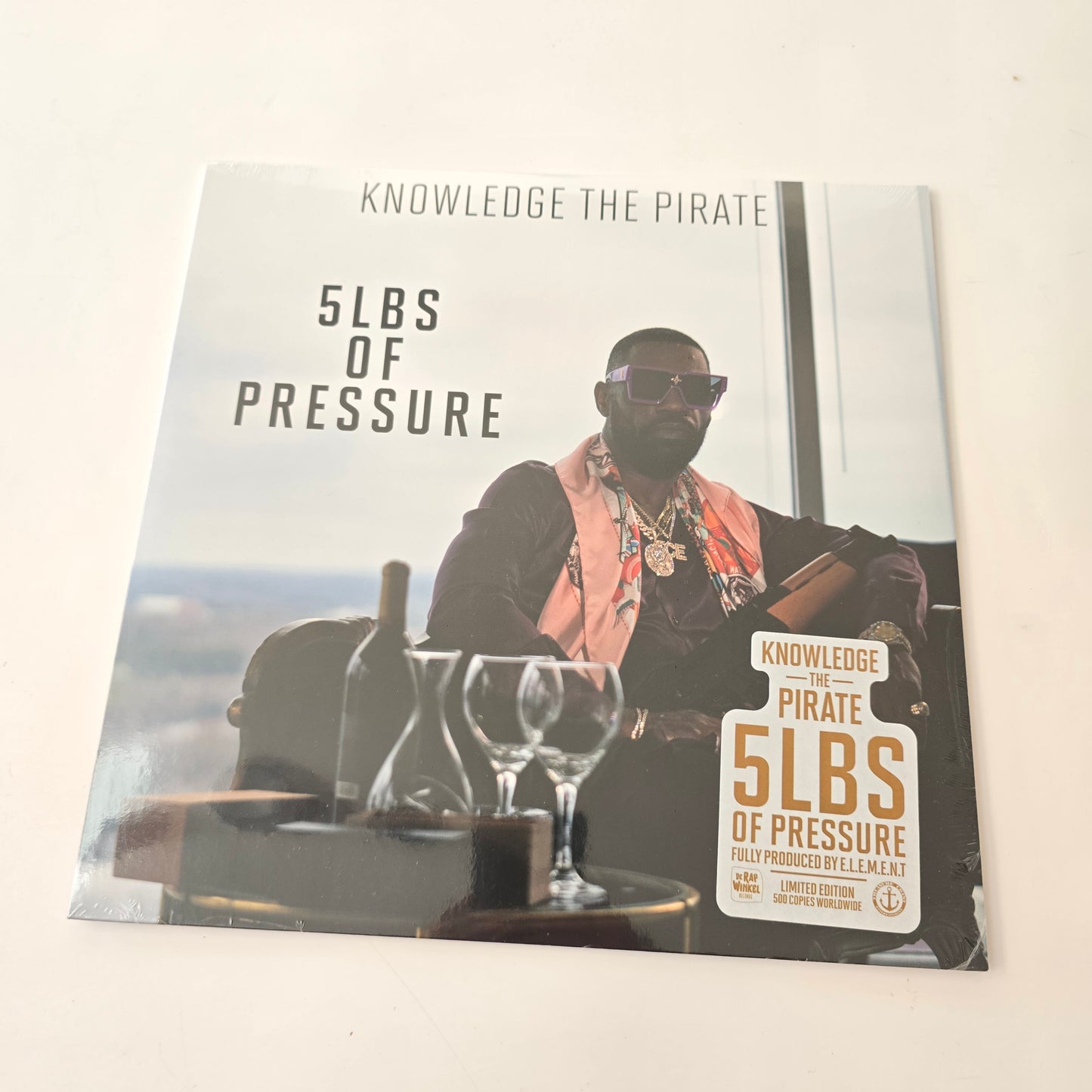 KNOWLEDGE THE PIRATE - 5LBS OF PRESSURE (SEALED) LIMITED EDITION VINYL -NEW!-