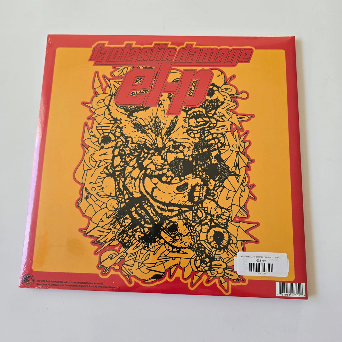 EL-P - FANTASTIC DAMAGE (SEALED) 2XLP VINYL -NEW!-