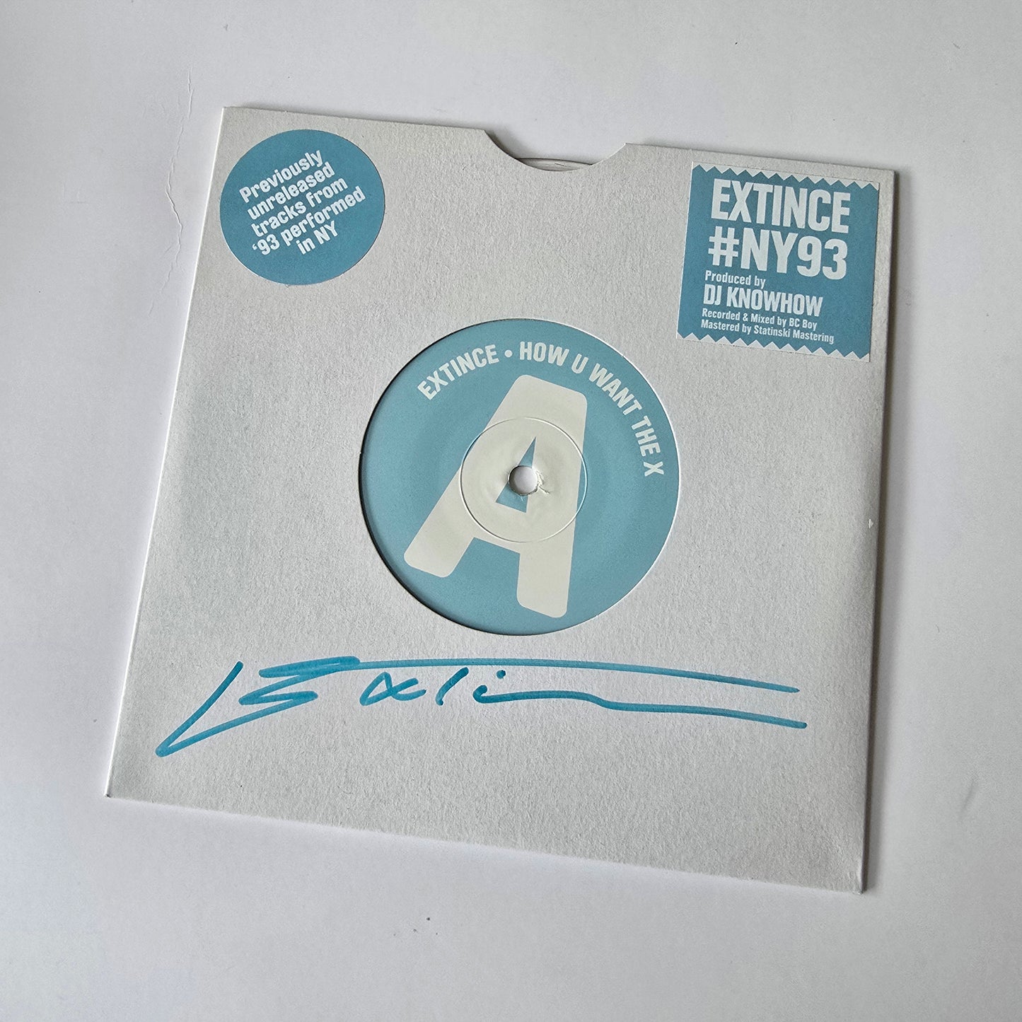 EXTINCE - #NY93 7" VINYL (SIGNED) -NEW!-