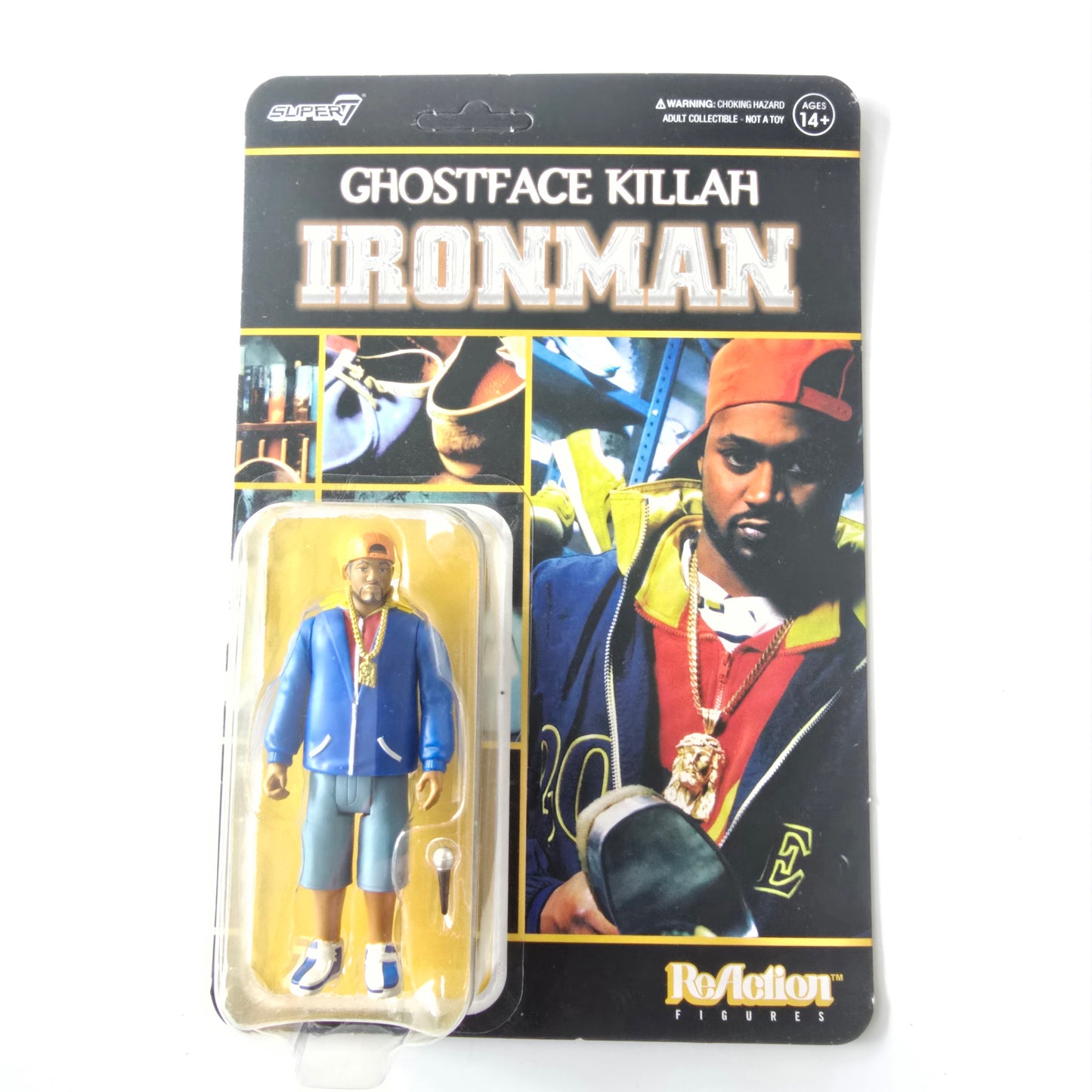 GHOSTFACE KILLAH - IRONMAN SUPER7 ACTION FIGURE -NEW!-