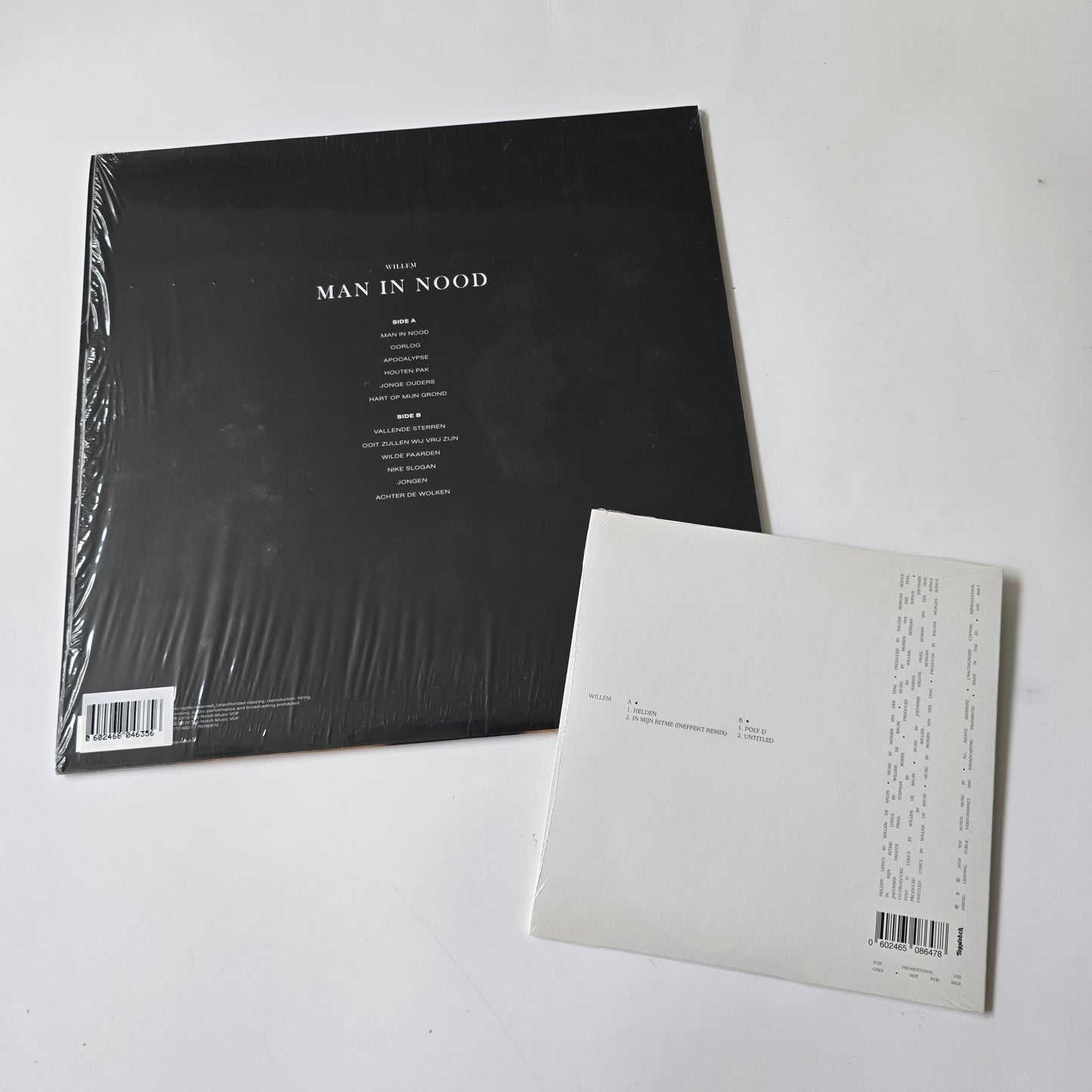 WILLEM - MAN IN NOOD ROOD GEKLEURD VINYL + 7" VINYL -LIKE NEW!-