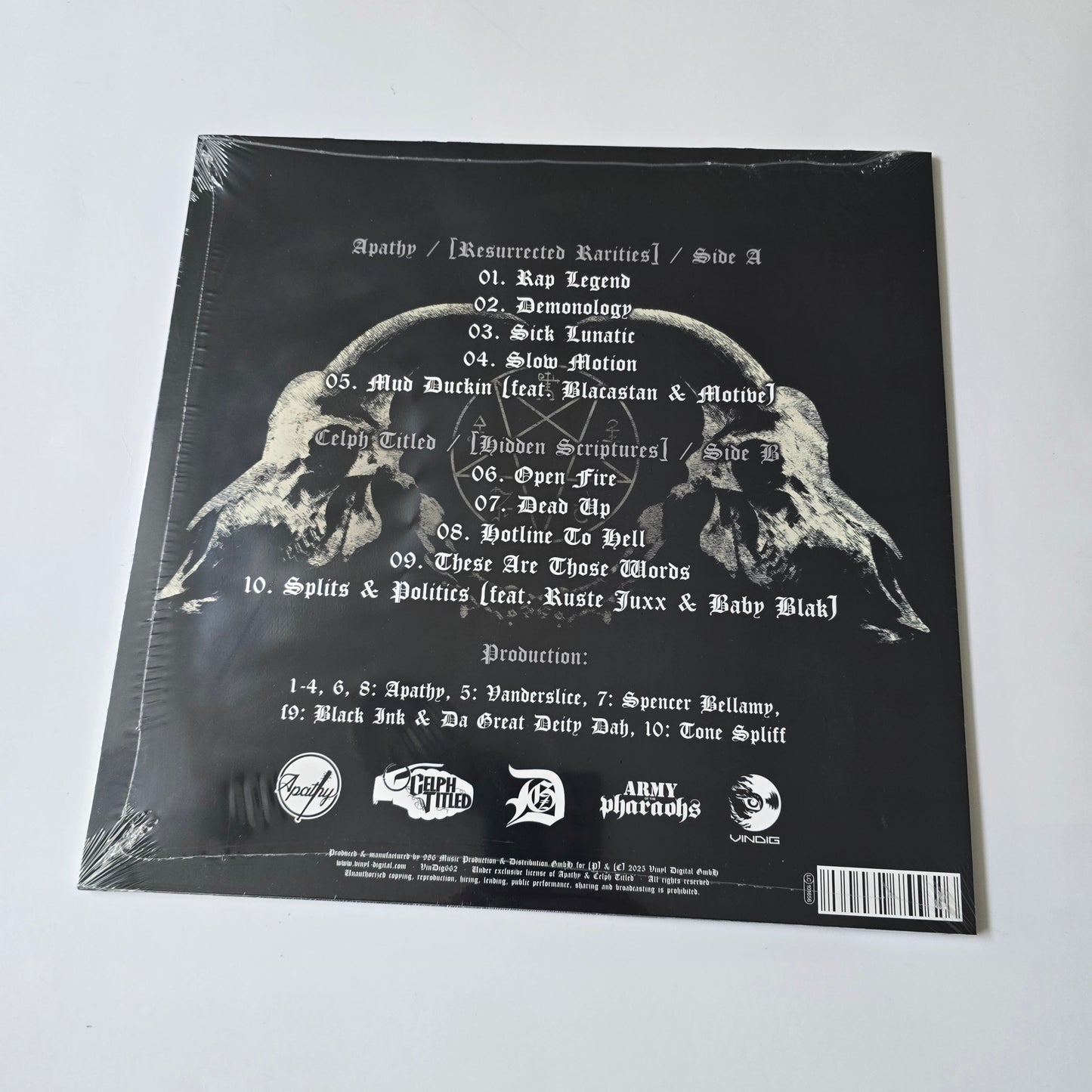 APATHY & CELPH TITLED - DEMONOLOGY (SEALED) VINYL -NEW!-