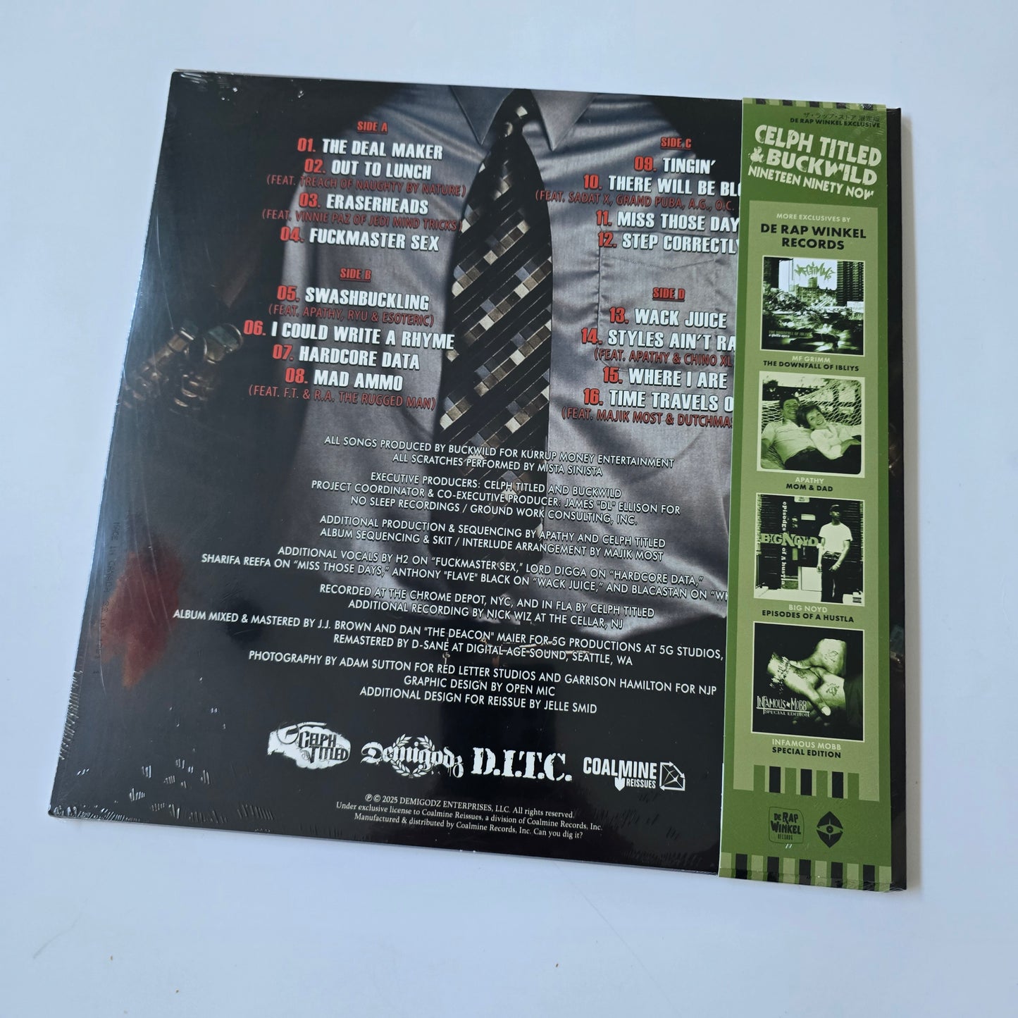 CELPH TITLED & BUCKWILD - NINETEEN NINETY NOW (SEALED) SPLATTERED VINYL 2XLP -NEW!-