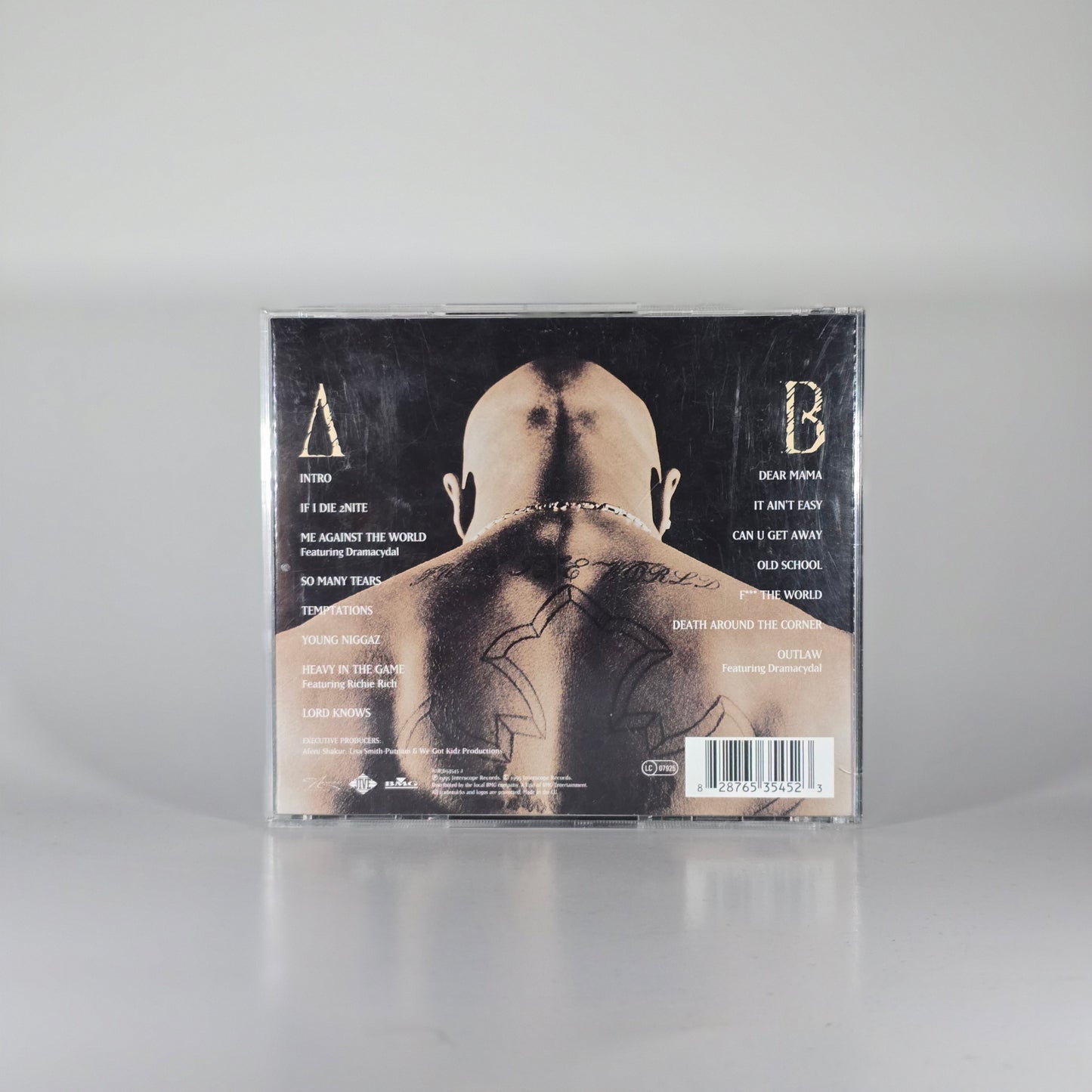 2PAC - ME AGAINST THE WORLD CD