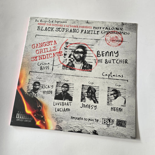 BENNY THE BUTCHER & DJ DRAMA - BLACK SOPRANO FAMILY (SEALED) VINYL -NEW!-