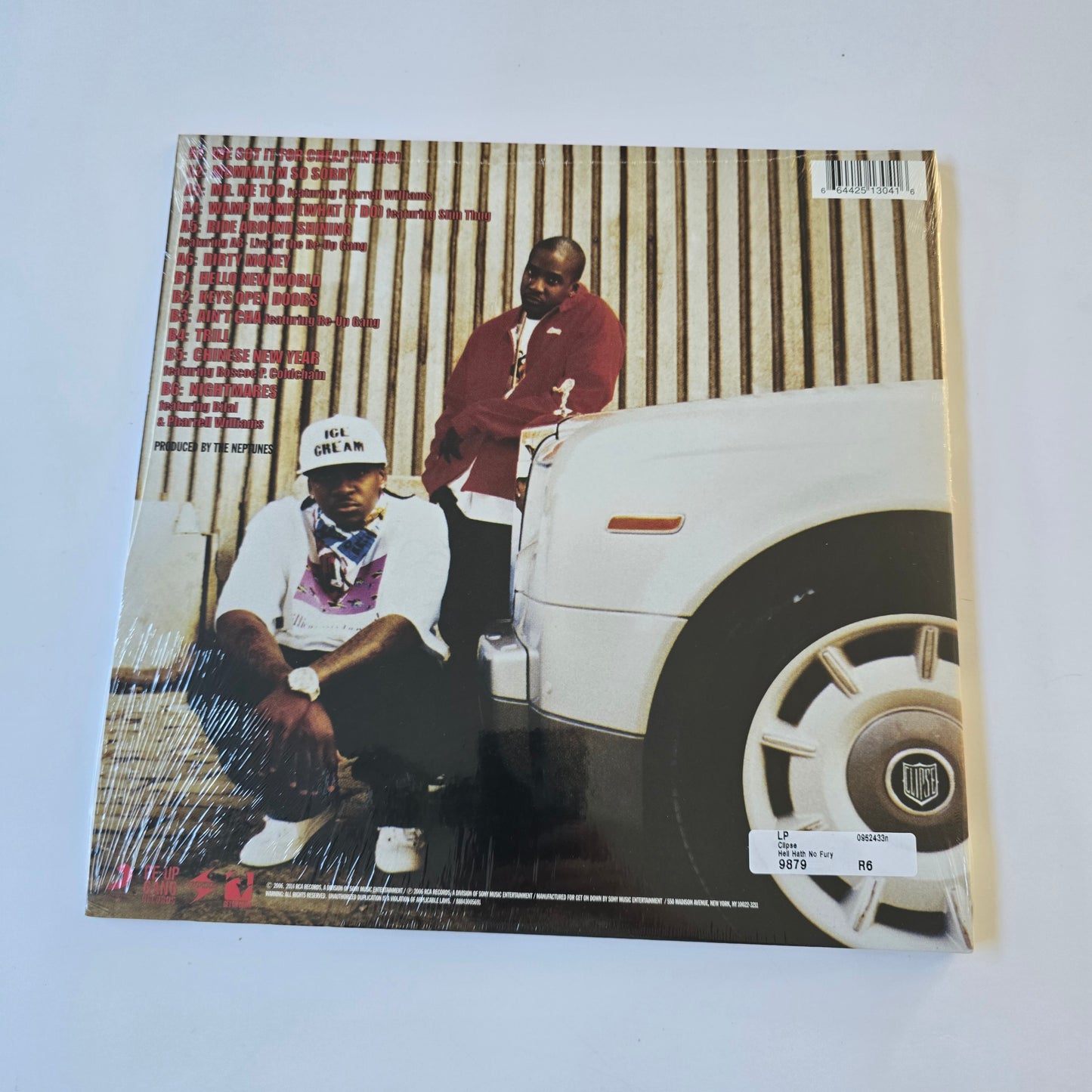 CLIPSE - HELL HATH NO FURY (SEALED) WHITE COLORED VINYL - NEW!-