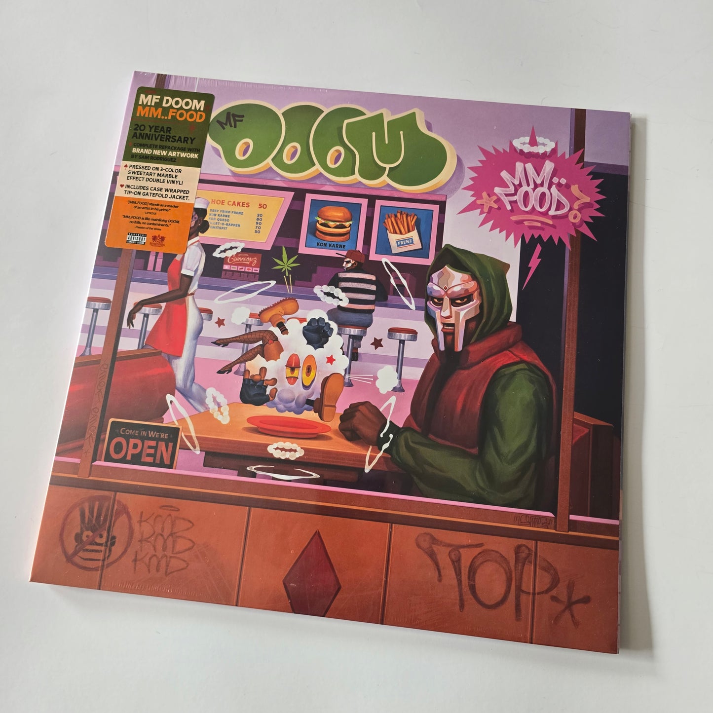 MF DOOM - MM...FOOD, 20TH ANNIVERSARY EDITION (SEALED) COLORED VINYL 2XLP -NEW!-