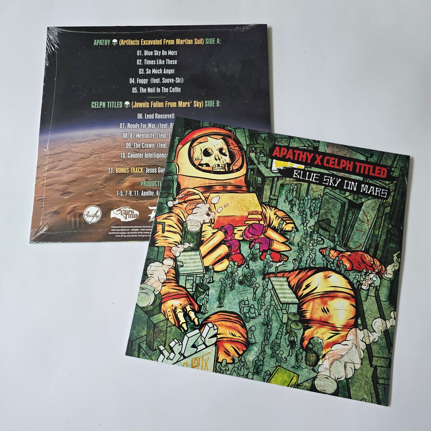 APATHY & CELPH TITLED - BLUE SKY ON MARS (SEALED) VINYL -NEW!-