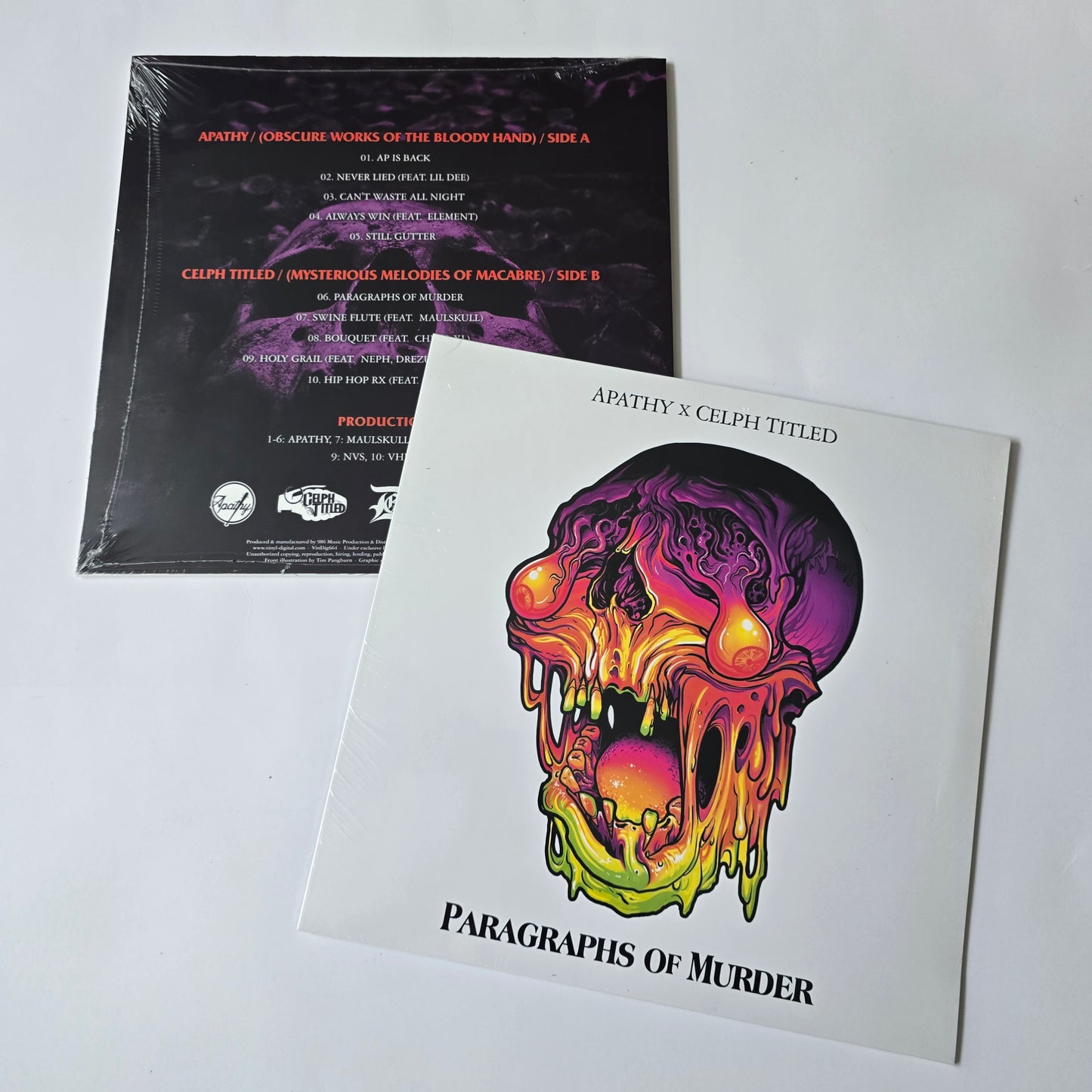 APATHY & CELPH TITLED - PARAGRAPHS OF MURDER (SEALED) VINYL -NEW!-