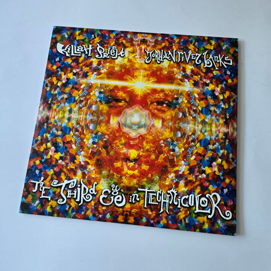 KILLAH PRIEST X JORDAN RIVER BANKS - THE THIRD EYE IN TECHNICOLOR LIMITED EDITION COLORED VINYL -LIKE NEW!-