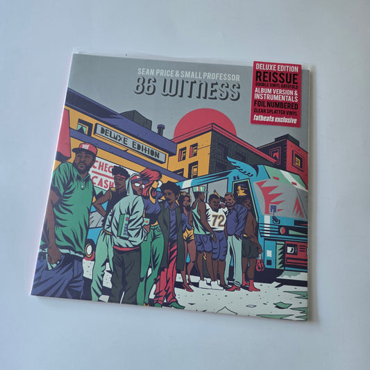 SEAN PRICE X SMALL PROFESSOR - 86 WITNESS (DELUXE EDITION) LIMITED EDITION SPLATTER VINYL -LIKE NEW!-