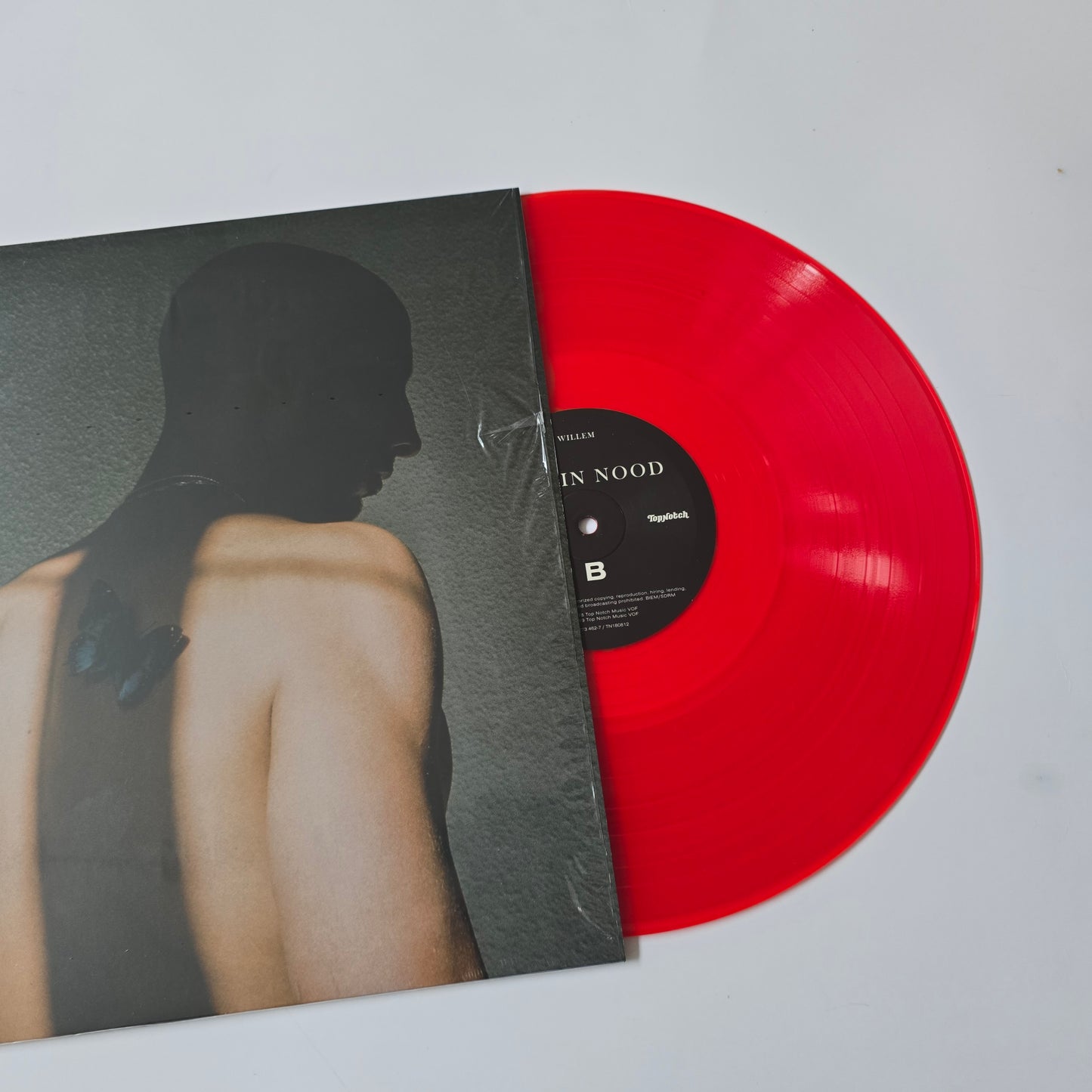 WILLEM - MAN IN NOOD ROOD GEKLEURD VINYL + 7" VINYL -LIKE NEW!-