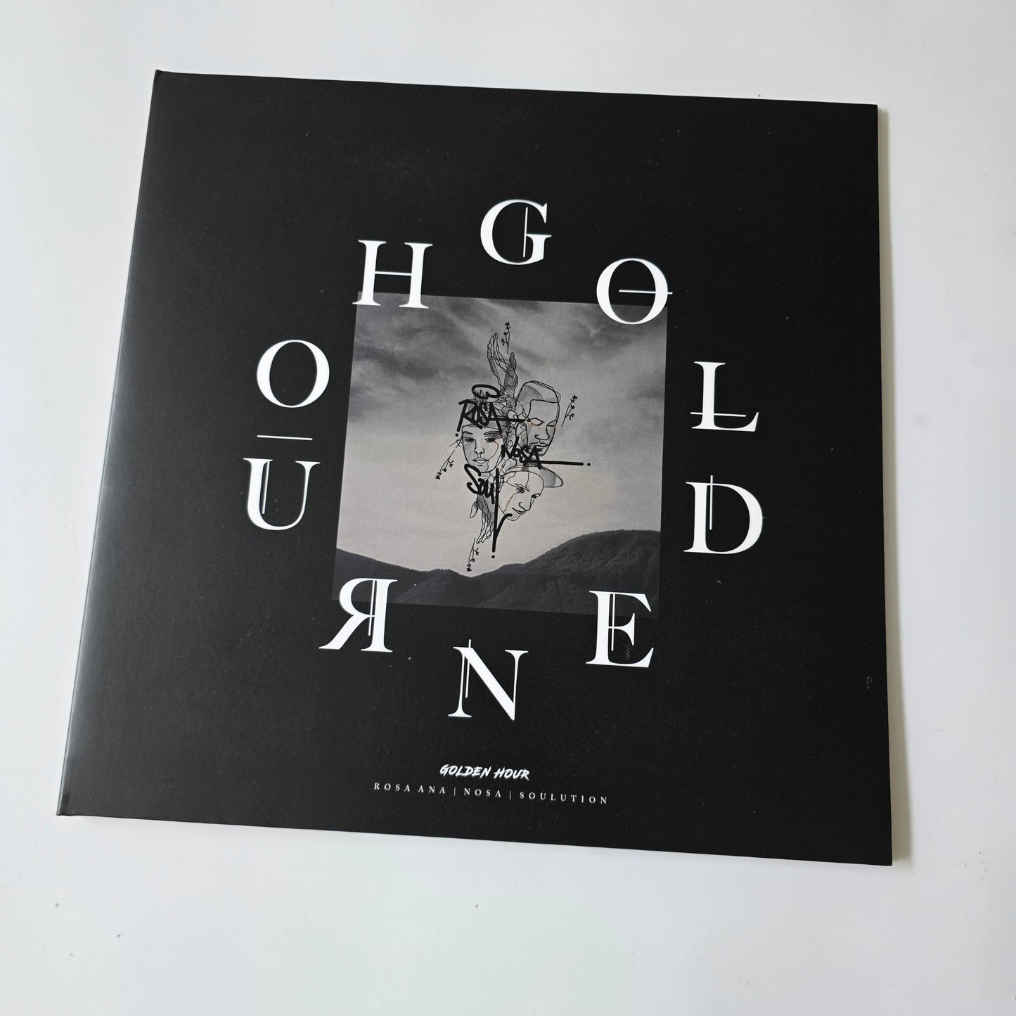 NOSA X ROSA ANA X SOULUTION - GOLDEN HOUR, LIMITED EDITION GOLD COLORED VINYL -PRE OWNED-