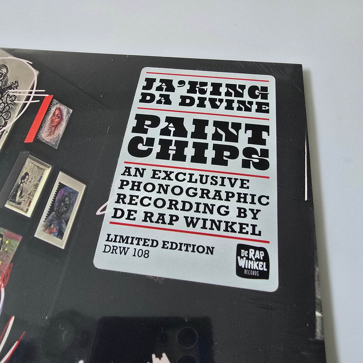 JA'KING DA DIVINE - PAINT CHIPS (SEALED) LIMITED EDITION SPLATTER VINYL -NEW!-