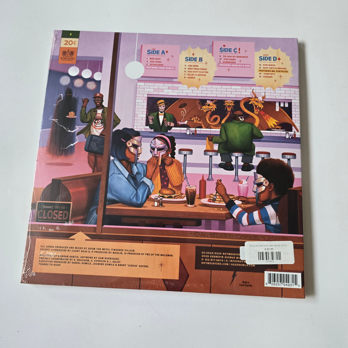 MF DOOM - MM..FOOD, ANNIVERSARY EDITION (SEALED) VINYL -NEW!-