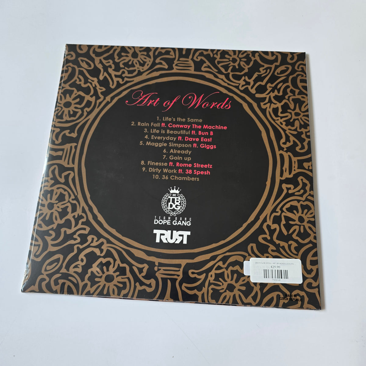 GRAFH & 38 SPESH - ART OF WORDS (SEALED) VINYL -NEW!-