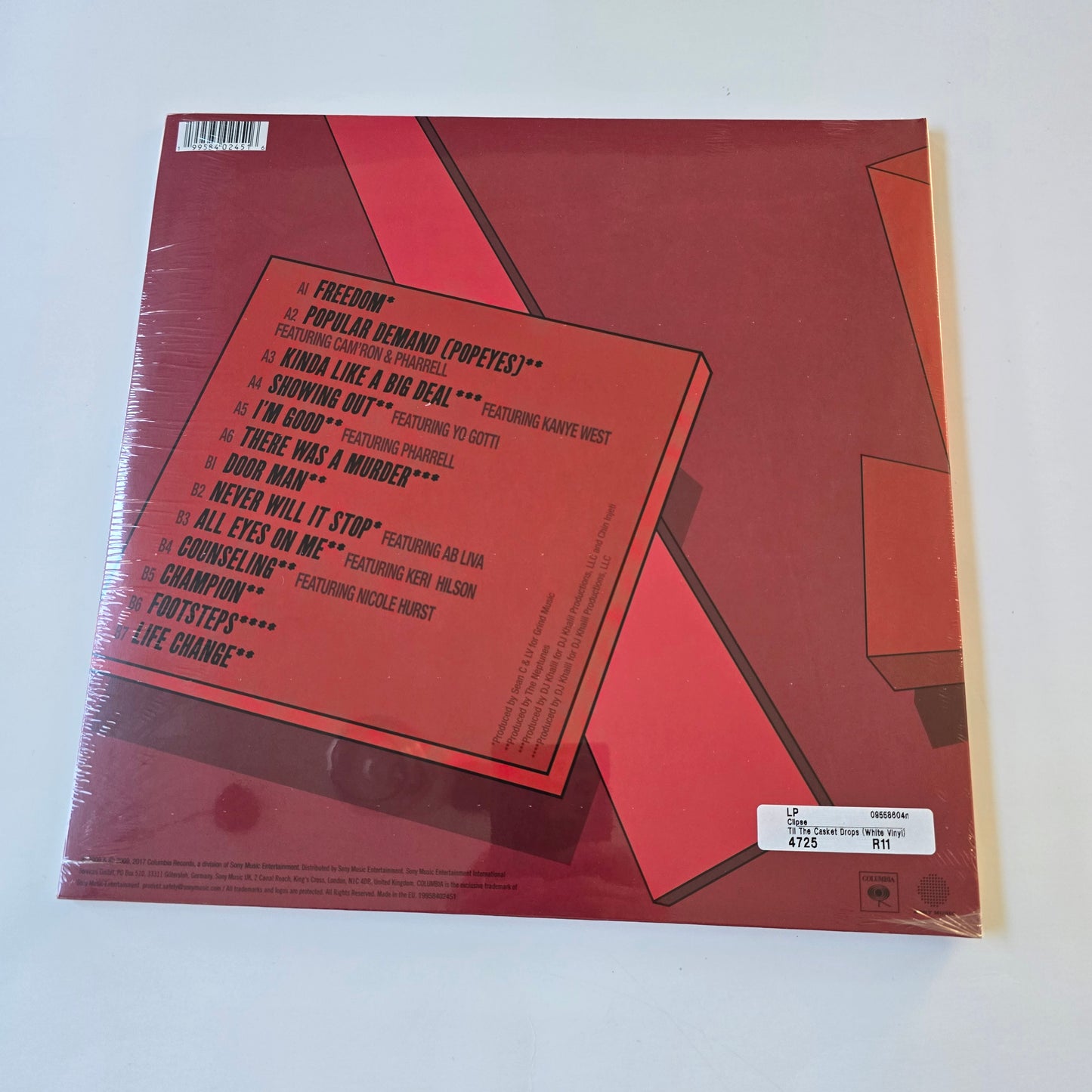 CLIPSE - TIL THE CASKET DROPS (SEALED) WHITE COLORED VINYL -NEW!-