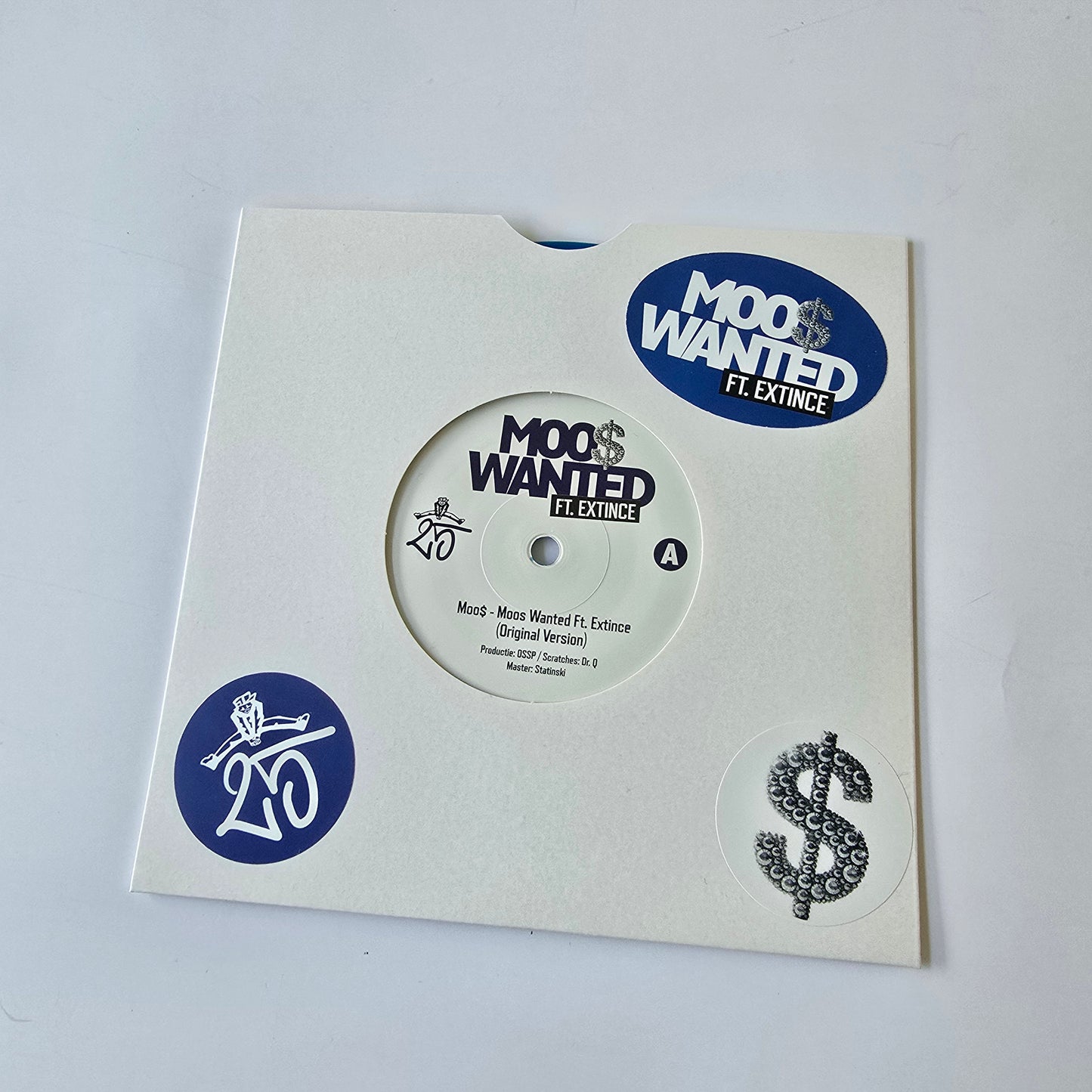 MOO$ - MOOS WANTED FT. EXTINCE LIMITED EDITION 7" VINYL -NEW!-