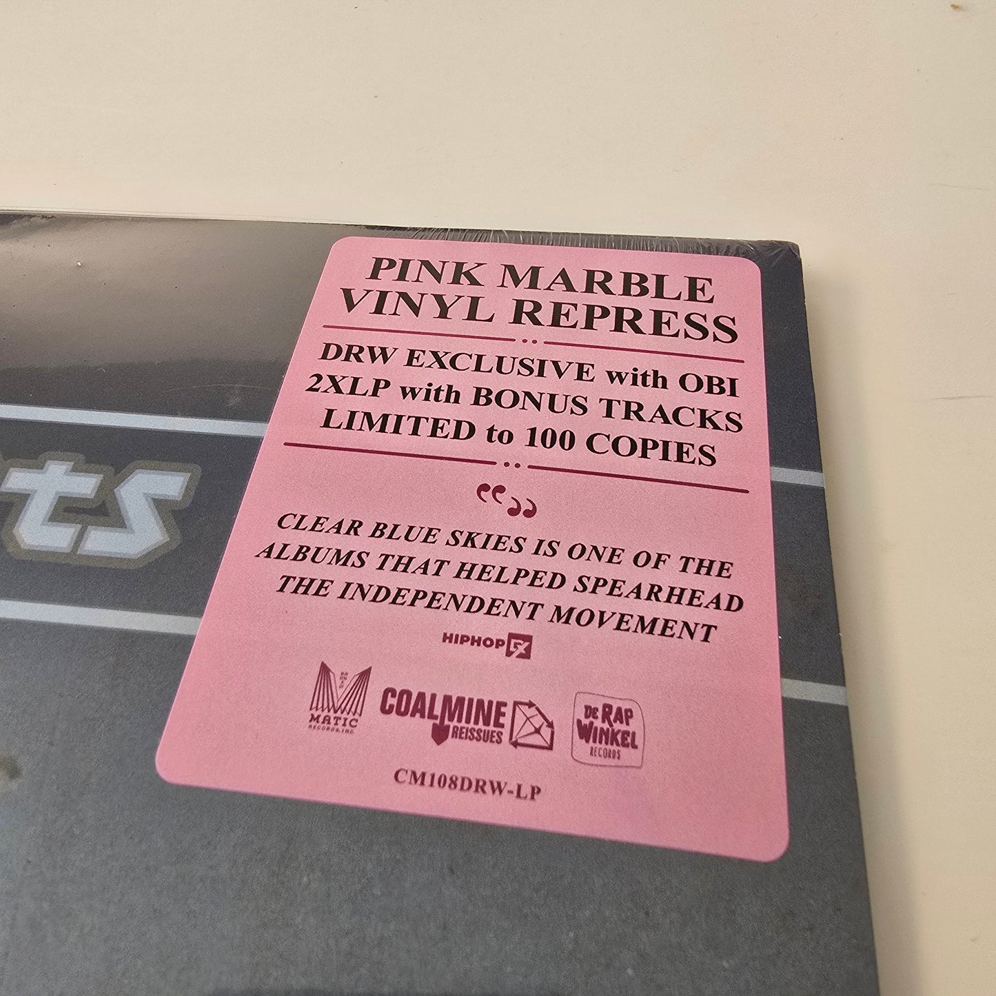 THE JUGGAKNOTS - RE:RELEASE (SEALED) LIMITED EDITION PINK MARBLE VINYL 2XLP -NEW!-