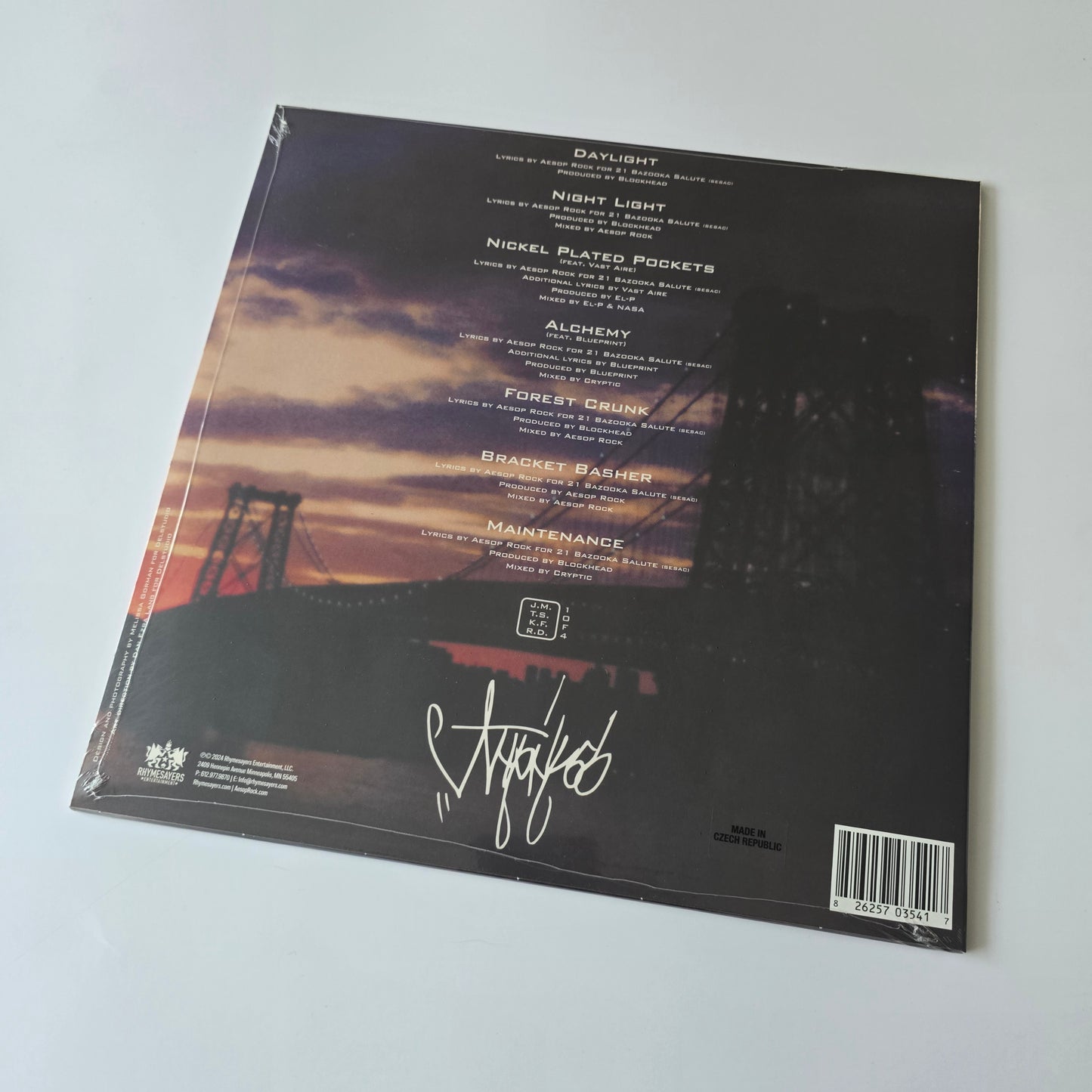 AESOP ROCK - DAYLIGHT (SEALED) ORANGE & BLUE VINYL 2XLP -NEW!-