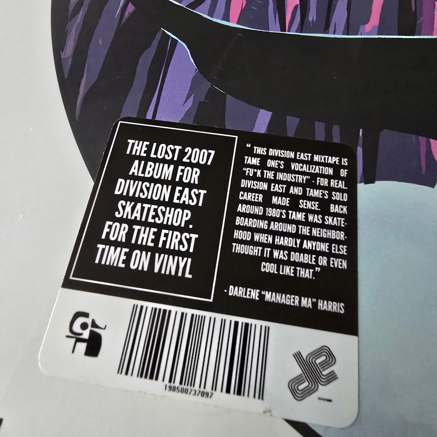 TAME ONE (ARTIFACTS) - THE GRUDGE: FUCK THE INDUSTRY (SEALED) VINYL -NEW!-