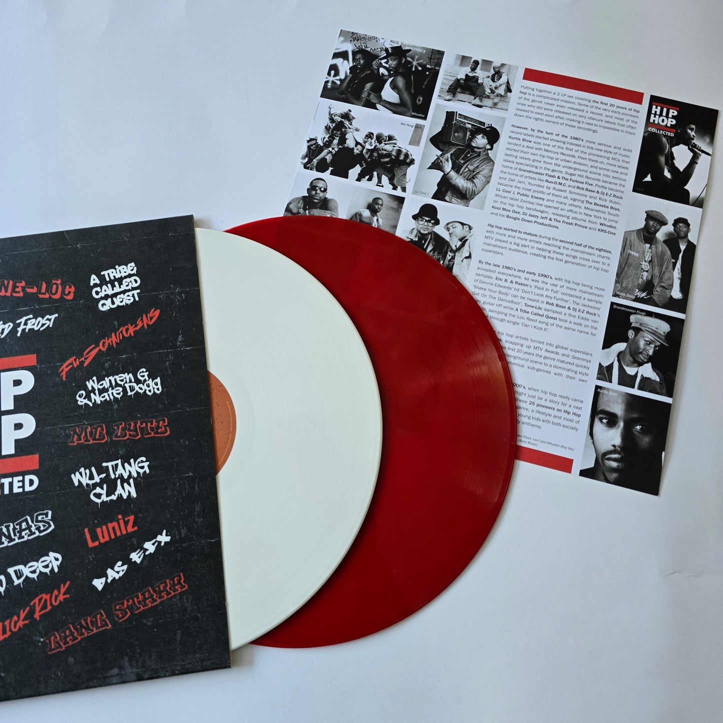 VARIOUS - HIP HOP COLLECTED, LIMITED EDITION COLORED VINYL 2XLP -LIKE NEW!-