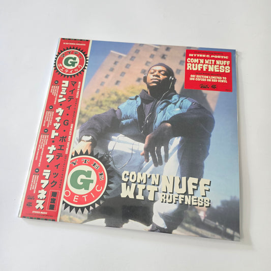 MYTEE G. POETIC - COM'N WIT NUFF RUFFNESS (SEALED) LIMITED EDITION RED COLORED VINYL 2XLP -NEW!-