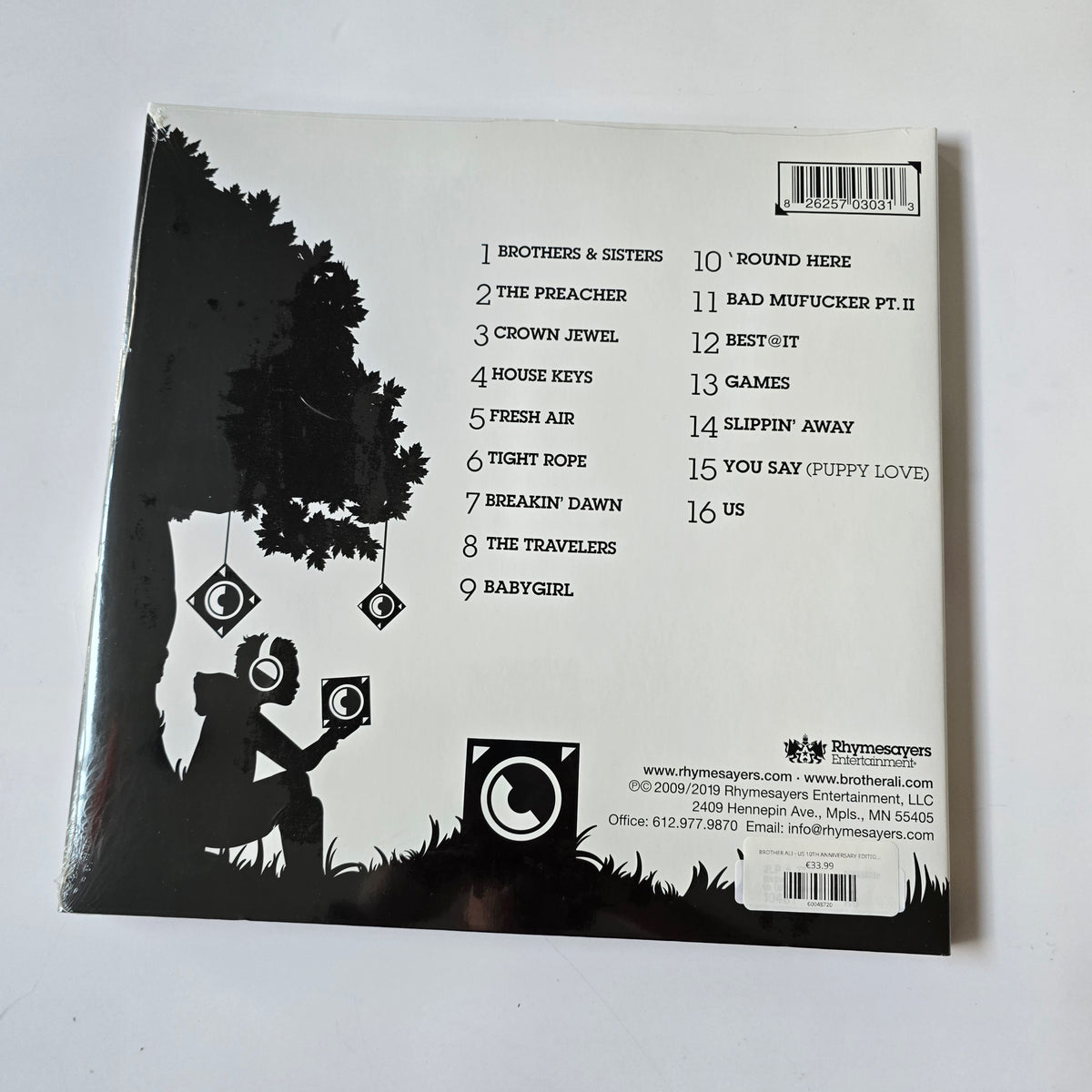 BROTHER ALI - US 10TH ANNIVERSARY EDITION (SEALED) 2XLP + 7" VINYL -NEW!-