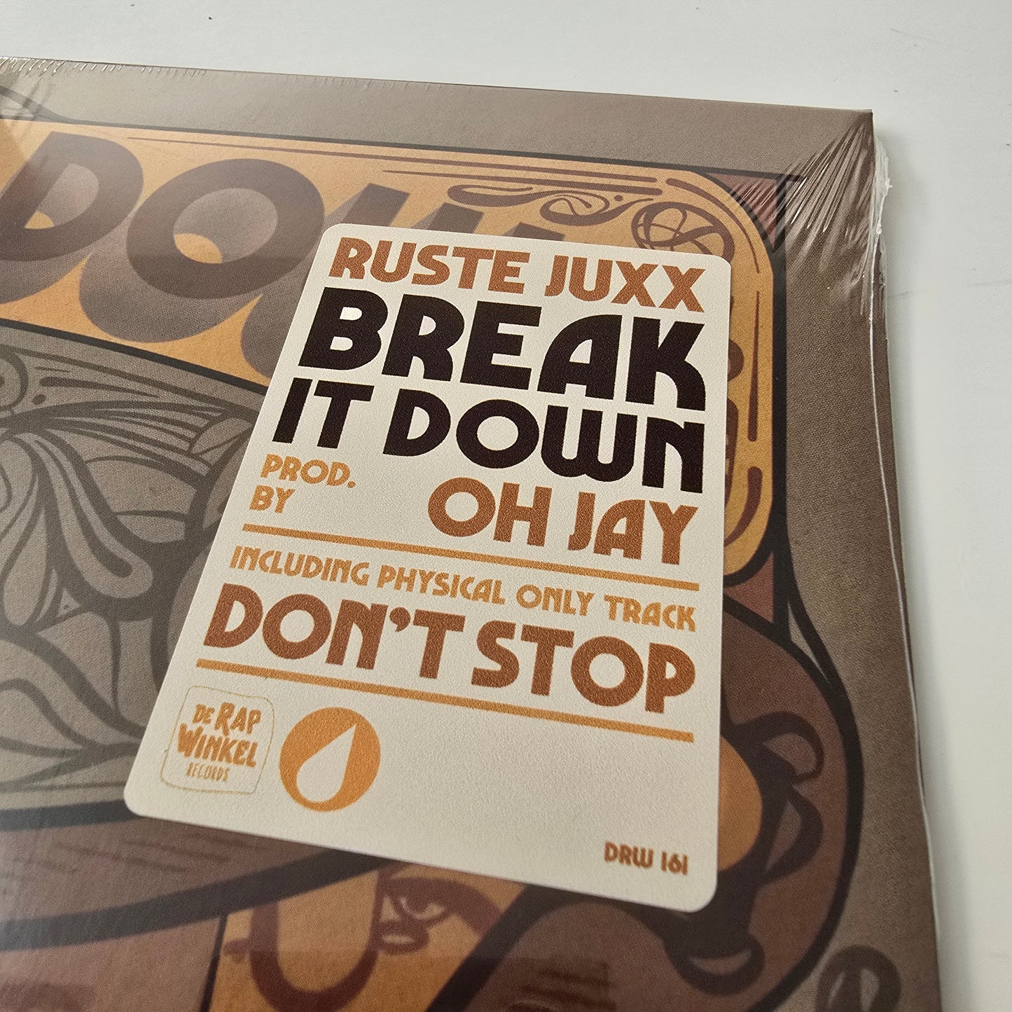 RUSTE JUXX X OH JAY - BREAK IT DOWN (SEALED) LIMITED EDITION VINYL WITH OBI -NEW!-