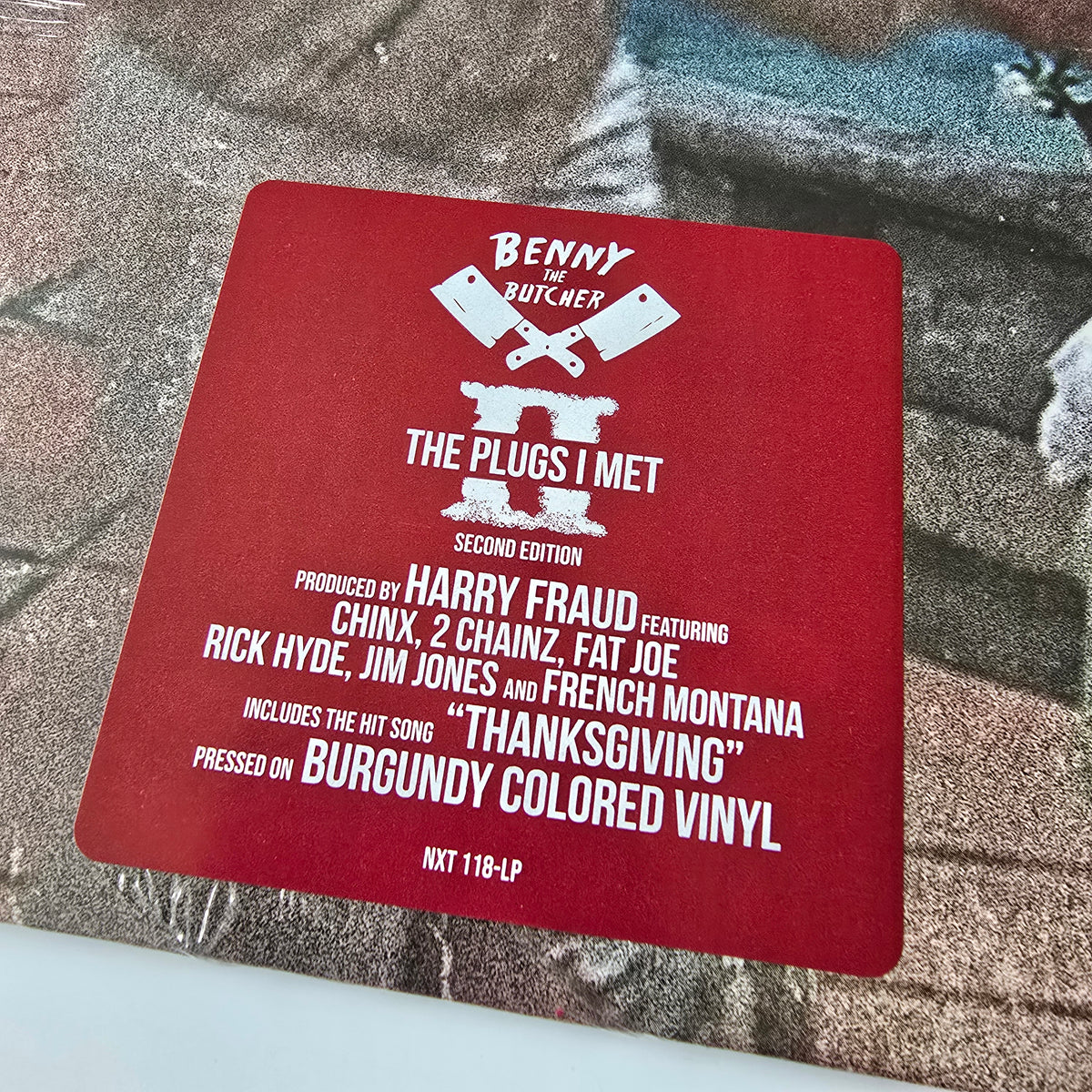 BENNY THE BUTCHER - THE PLUGS 1 MET 2 (SEALED) BURGANDY COLORED VINYL -NEW!-
