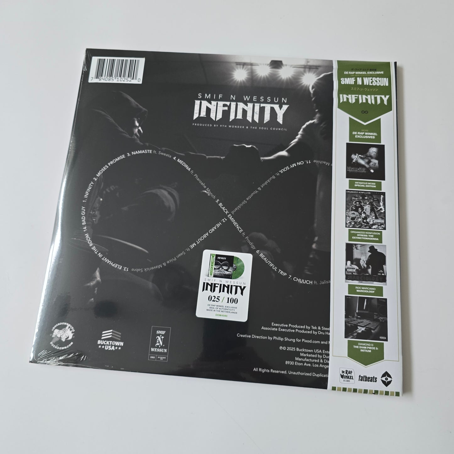 SMIF N WESSUN - INFINITY, LIMITED EDITION (SEALED) JADE COLORED OBI VINYL 2XLP -NEW!-