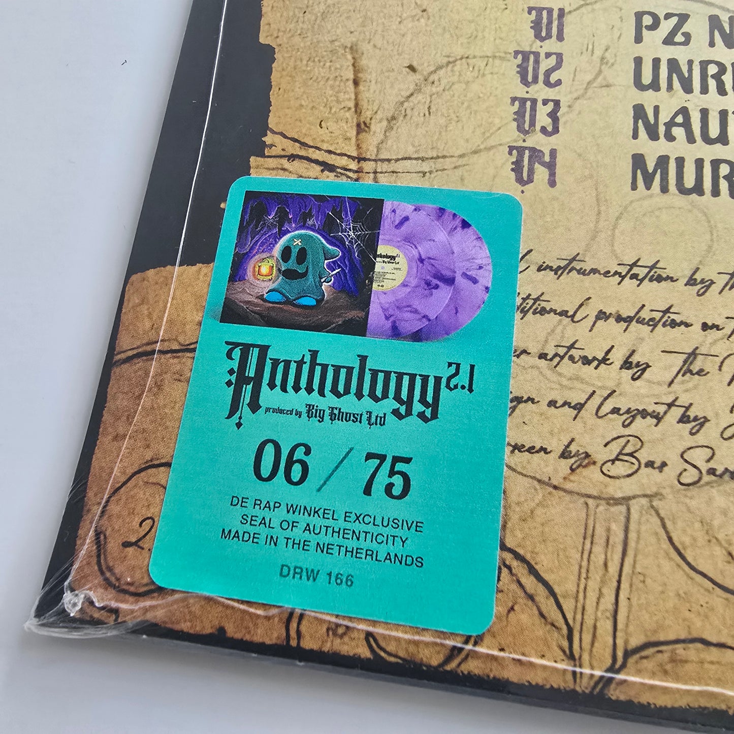 BIG GHOST LTD - GHOST ANTHOLOGY 2.1.: NO CLIP MODE (SEALED) LIMITED EDITION PURPLE MARBLED VINYL -NEW!-