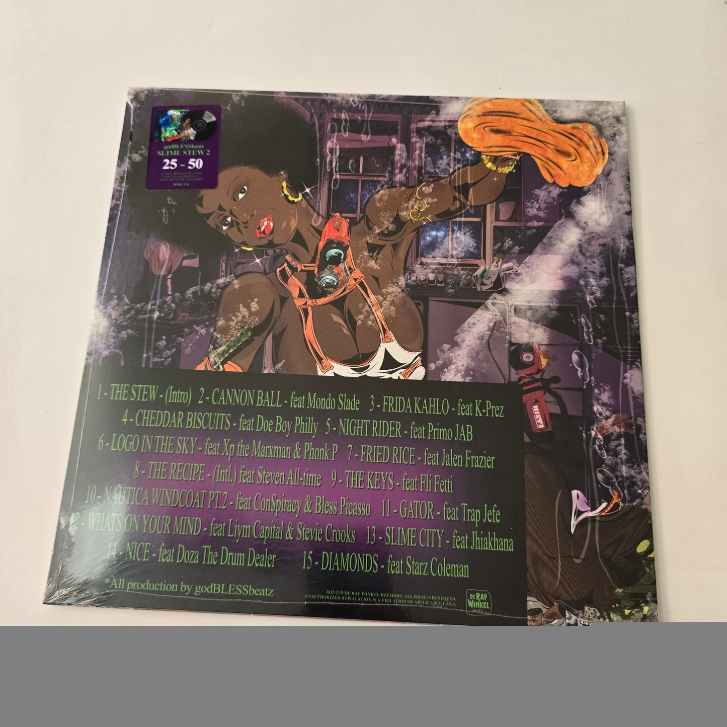 GODBLESSBEATZ - SLIME STEW 2 (SEALED) LIMITED EDITION VINYL -NEW!-