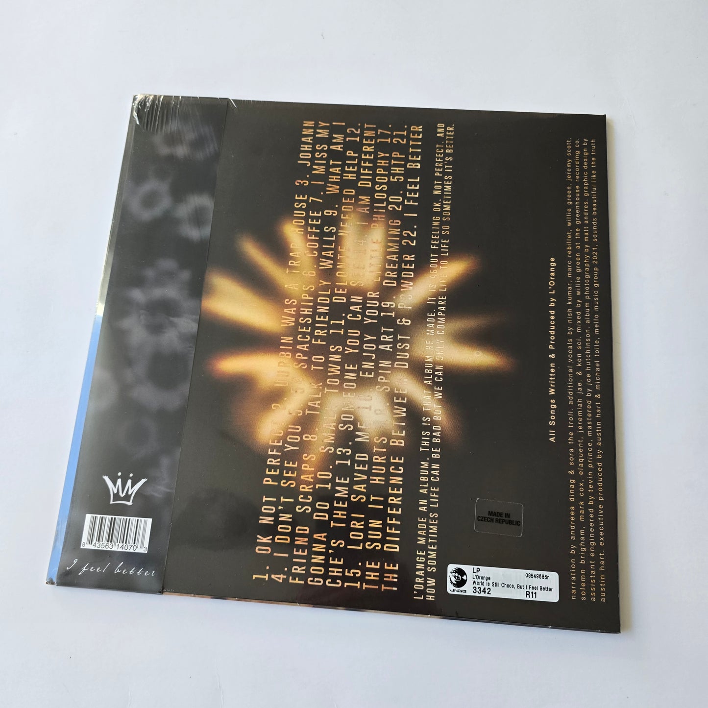 L'ORANGE - WORLD IS STILL CHAOS, BUT I FEEL BETTER (SEALED) VINYL -NEW!-