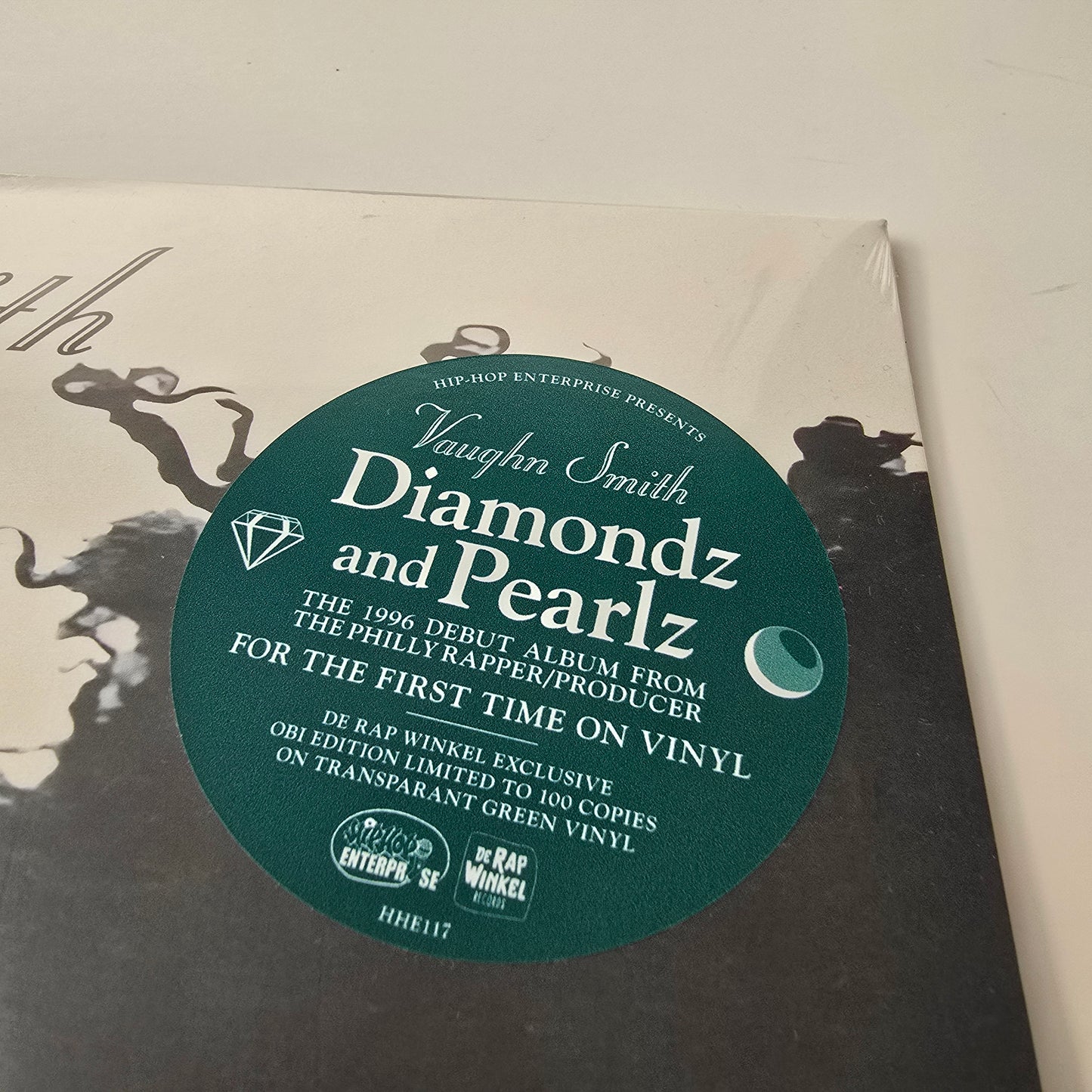 VAUGHN SMITH - DIAMONDZ AND PEARLZ (SEALED) GREEN COLORED VINYL WITH OBI -NEW!-